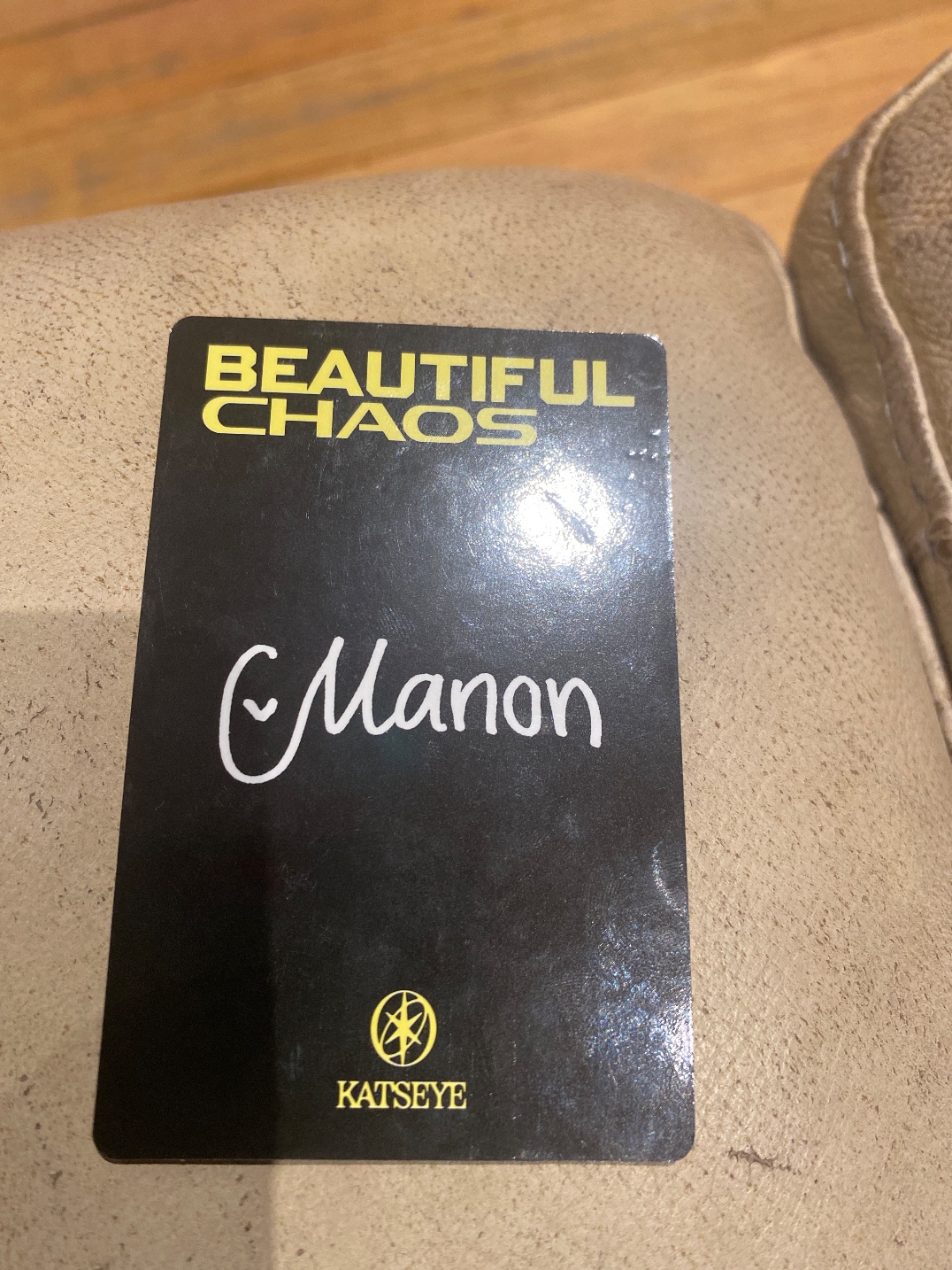 KATSEYE Manon KATSEYE - Manon - BEAUTIFUL CHAOS Album chaotic version album photocard listing photo 2