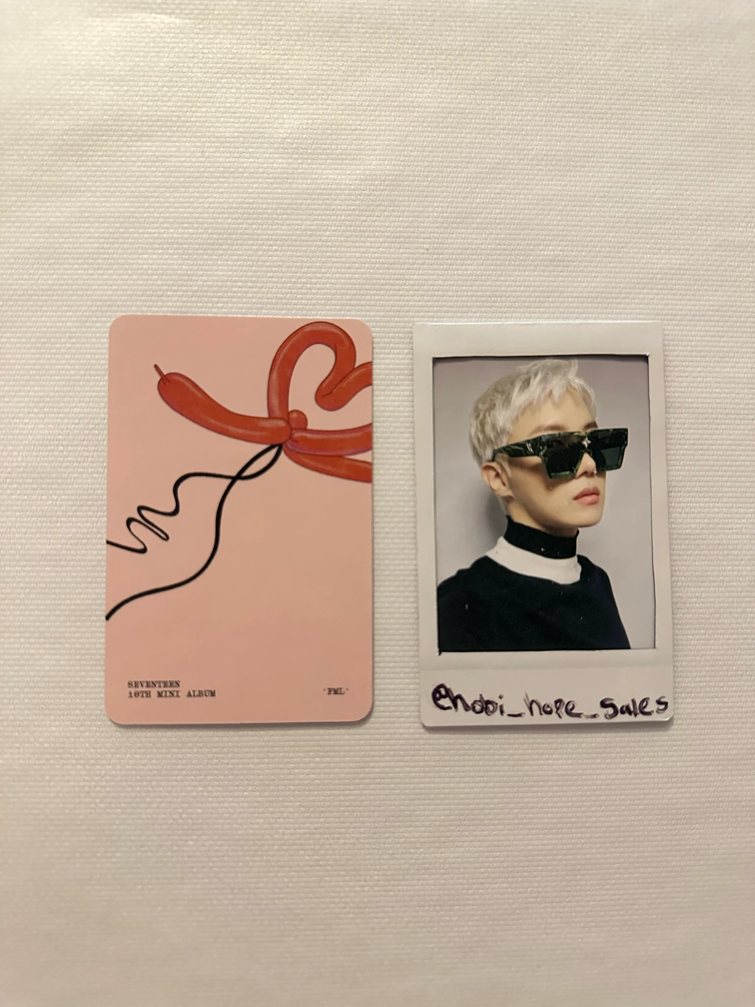 SEVENTEEN Hoshi SEVENTEEN - Hoshi - FML Album album photocard carat version listing photo 2