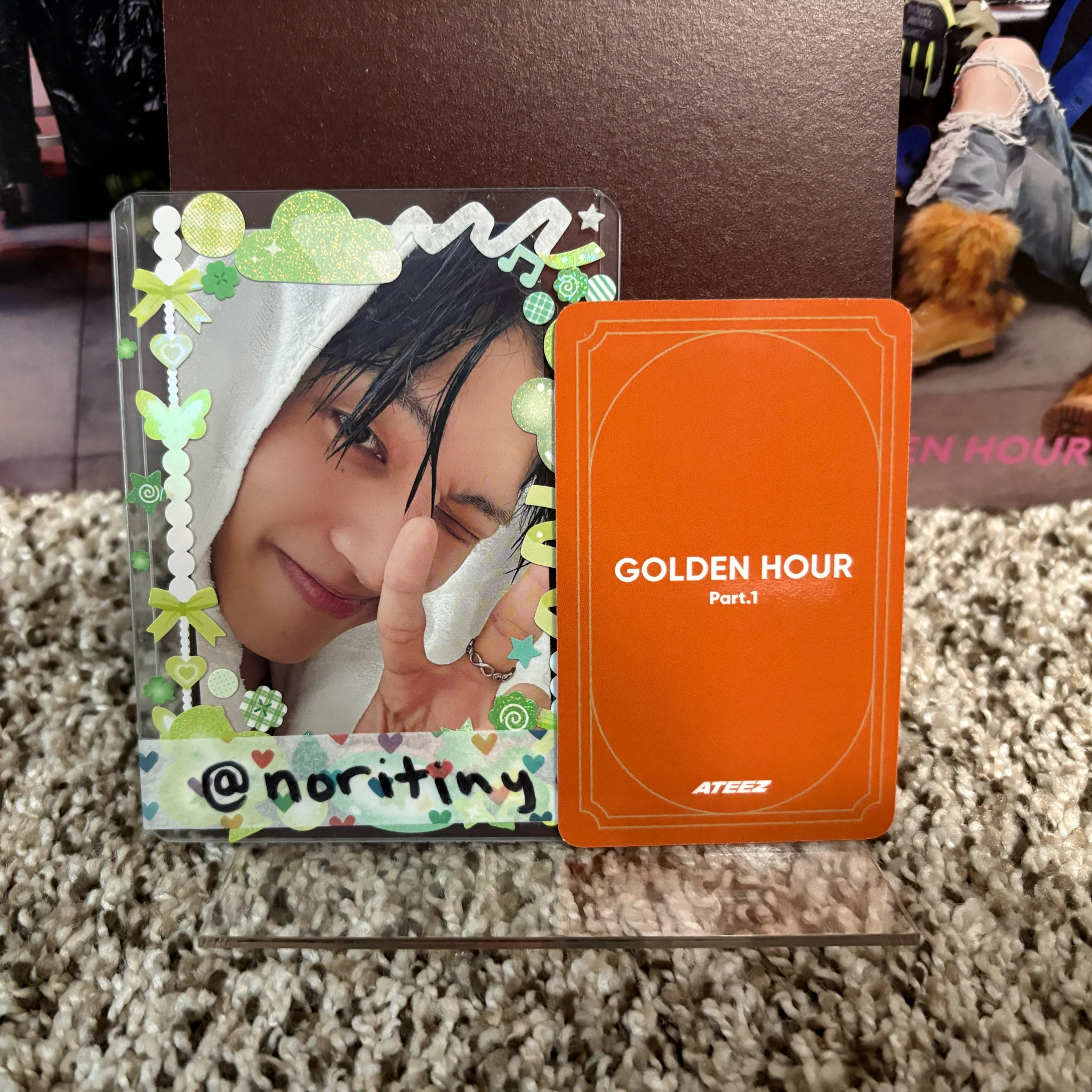 ATEEZ Yeosang ATEEZ - Yeosang - Golden Hour : Part.1 Album album photocard image card listing photo 2