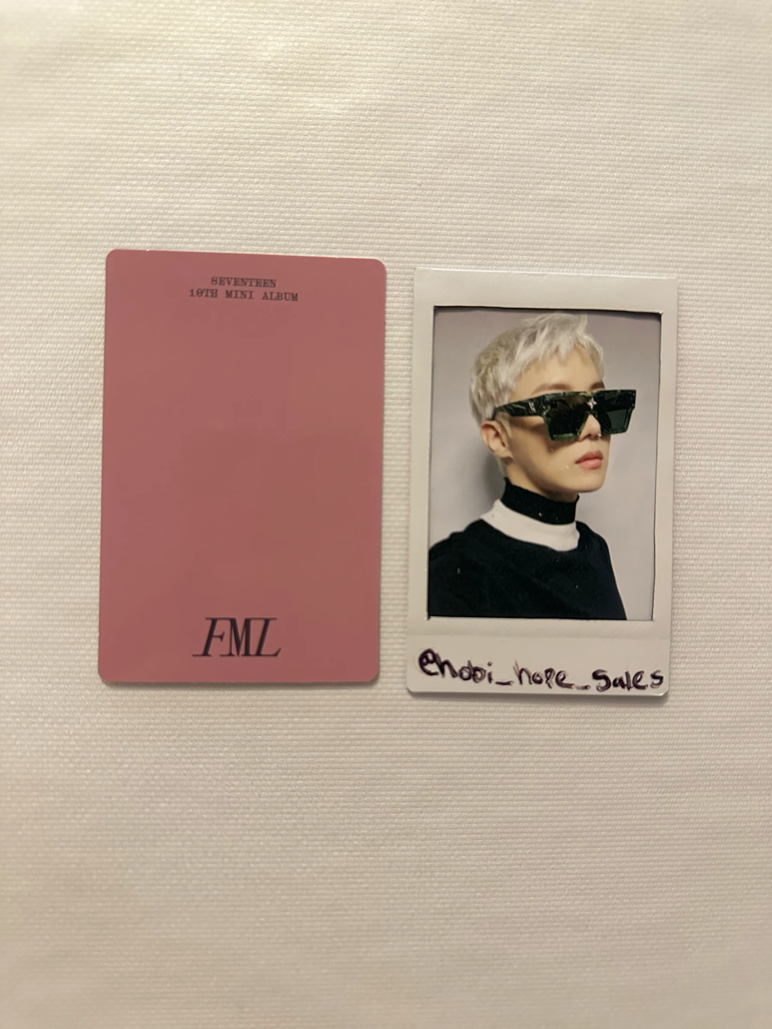 SEVENTEEN Hoshi SEVENTEEN - Hoshi - FML Album album photocard faded mono life listing photo 2
