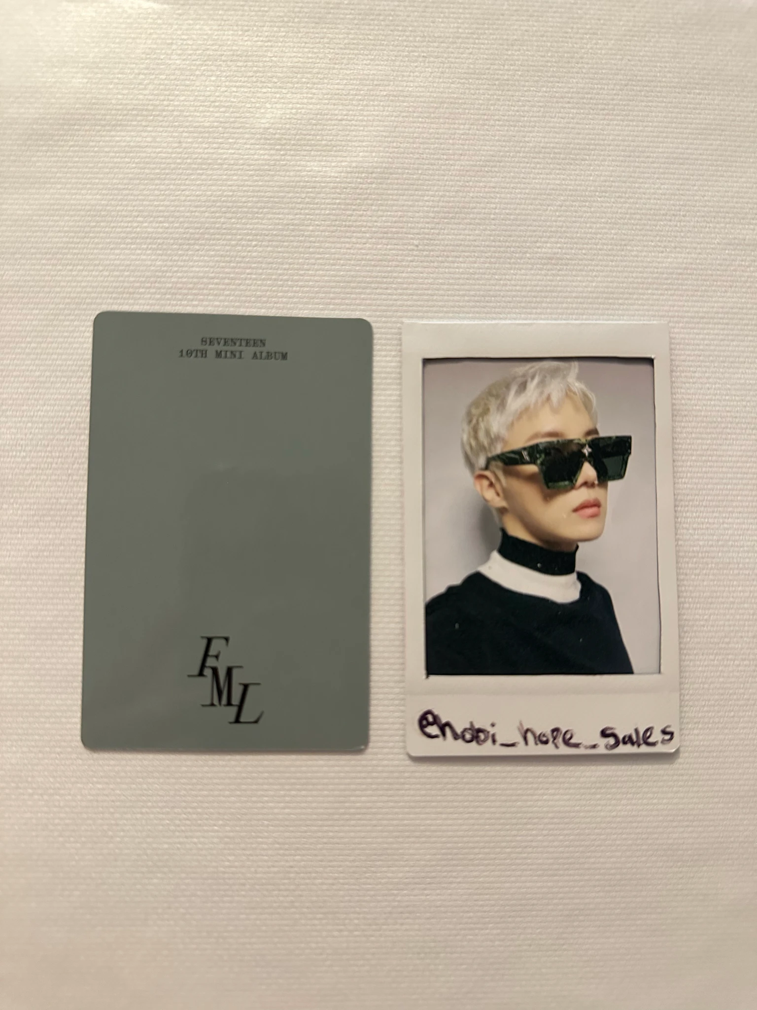 SEVENTEEN Hoshi SEVENTEEN - Hoshi - FML Album album photocard fallen misfit lost version listing photo 2