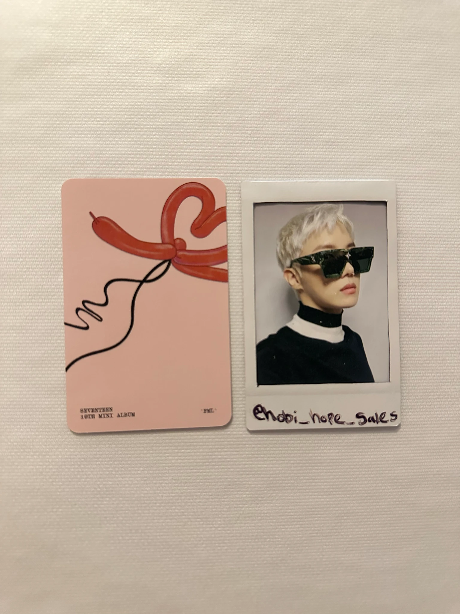SEVENTEEN Hoshi SEVENTEEN - Hoshi - FML Album album photocard carat ver. listing photo 2