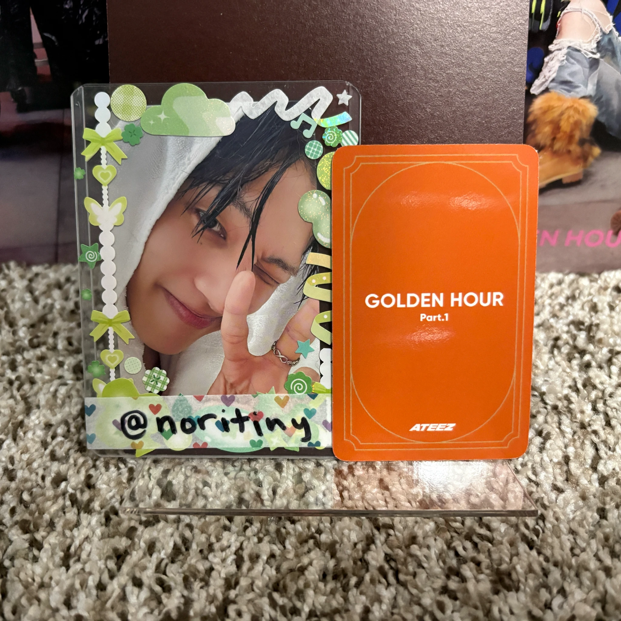 ATEEZ San ATEEZ - San - Golden Hour : Part.1 Album album photocard image card listing photo 2