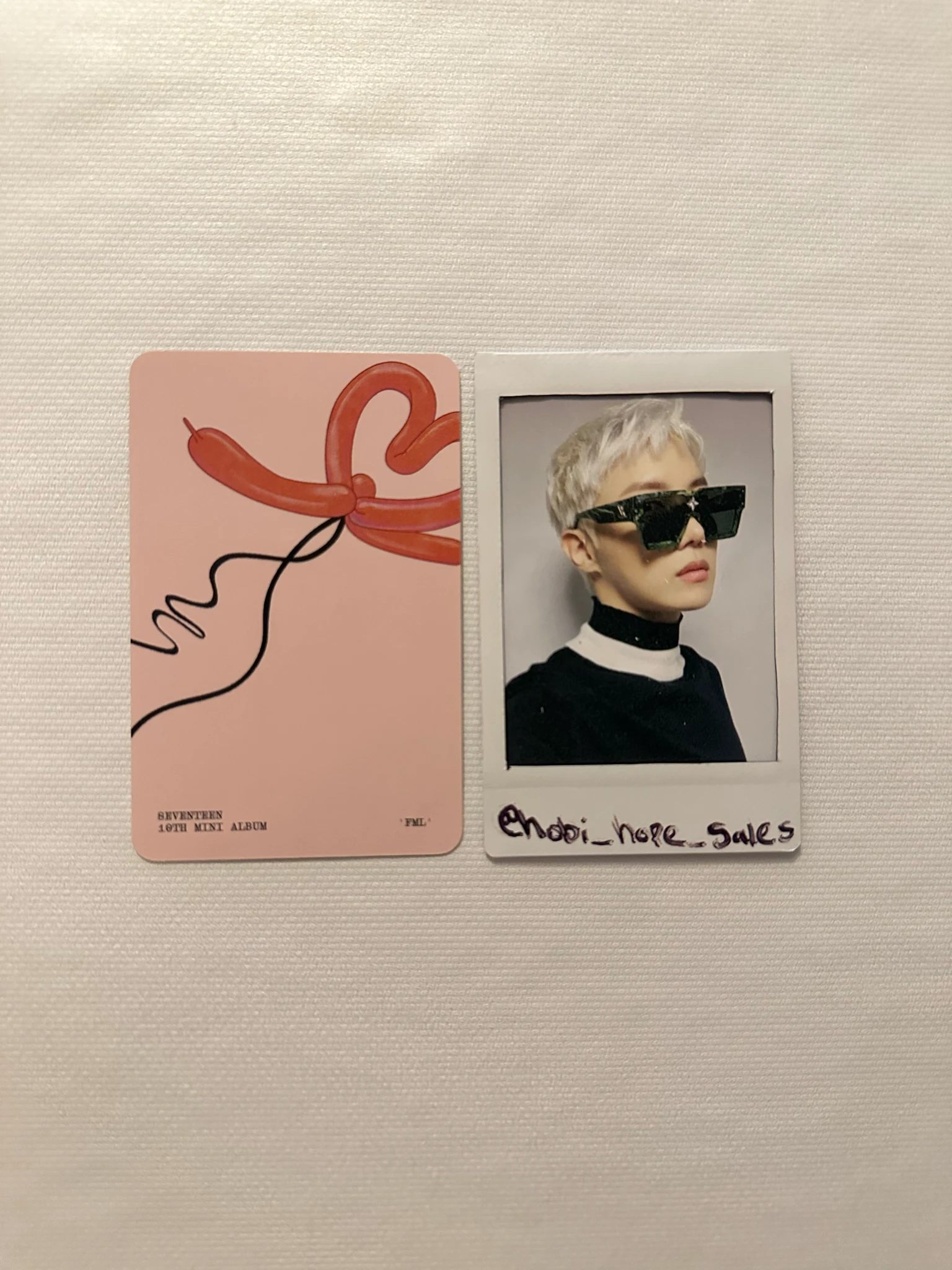 SEVENTEEN Hoshi SEVENTEEN - Hoshi - FML Album album photocard carat version listing photo 2