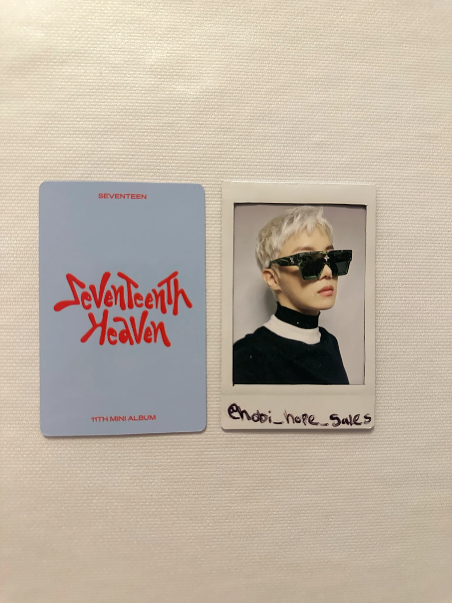 SEVENTEEN Hoshi SEVENTEEN - Hoshi - Seventeenth Heaven Album sponge music pre-order benefit listing photo 2
