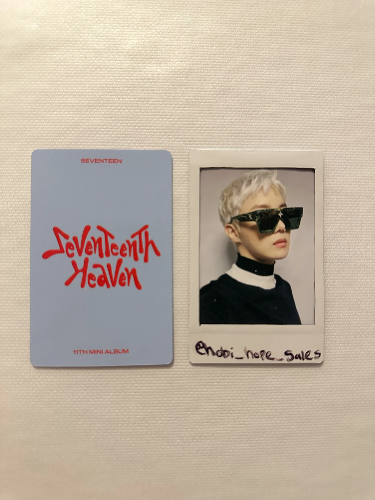 SEVENTEEN Hoshi SEVENTEEN - Hoshi - Seventeenth Heaven Album album photocard 2:14 PM version listing photo 2