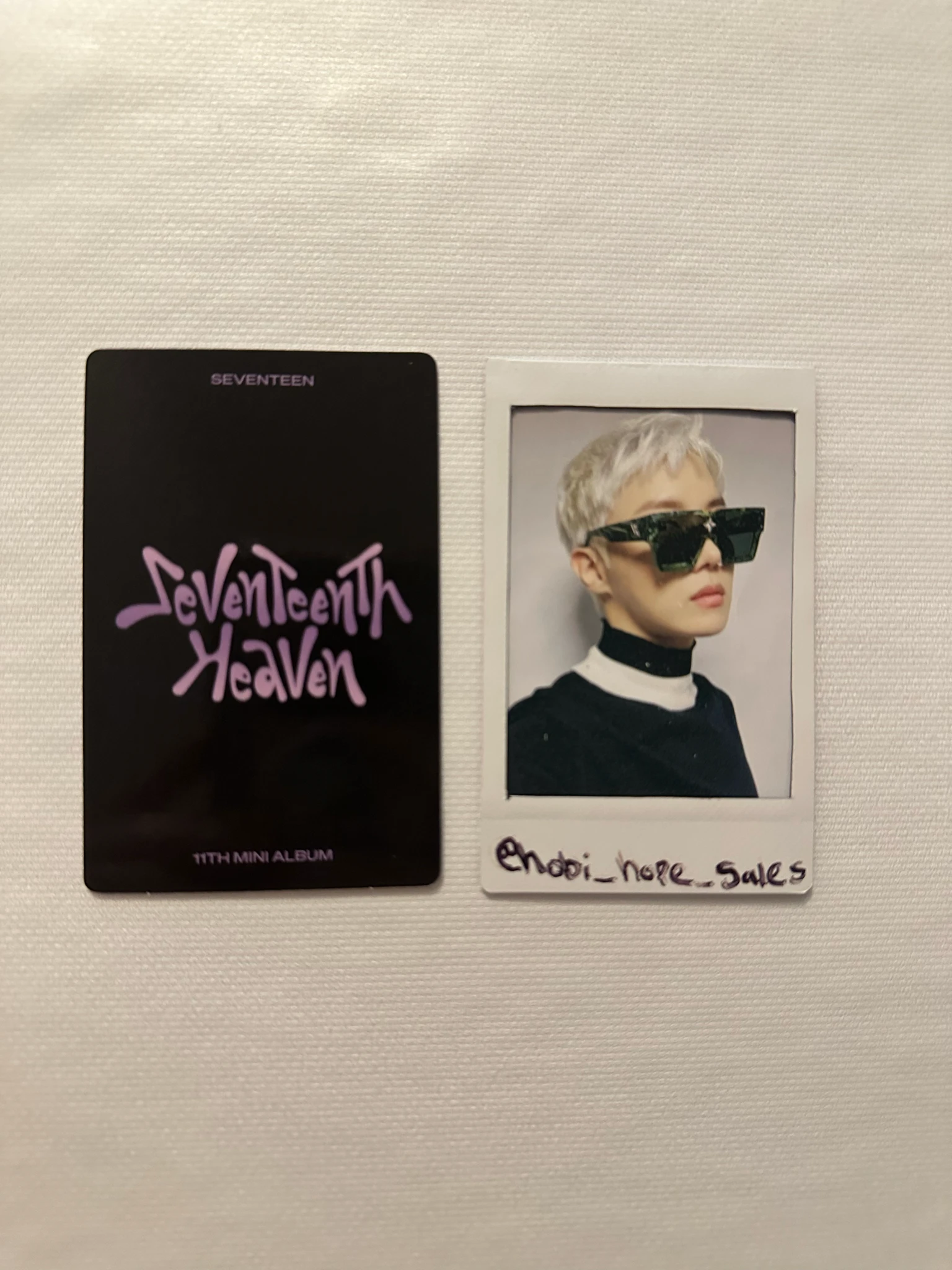 SEVENTEEN Hoshi SEVENTEEN - Hoshi - Seventeenth Heaven Album album photocard 10:23 PM version listing photo 2