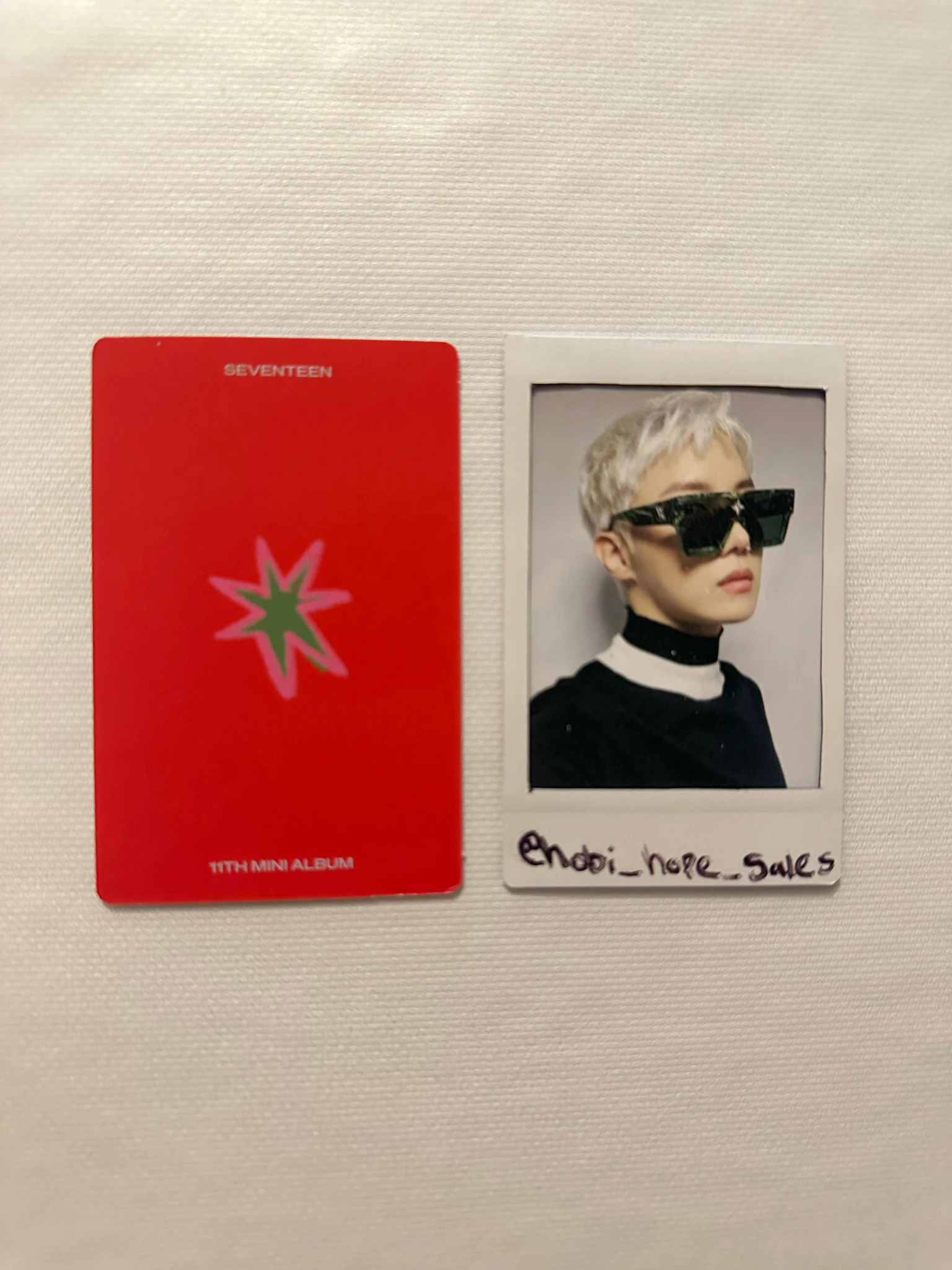 SEVENTEEN Hoshi SEVENTEEN - Hoshi - Seventeenth Heaven Album mini photocard 2:14PM version listing photo 2
