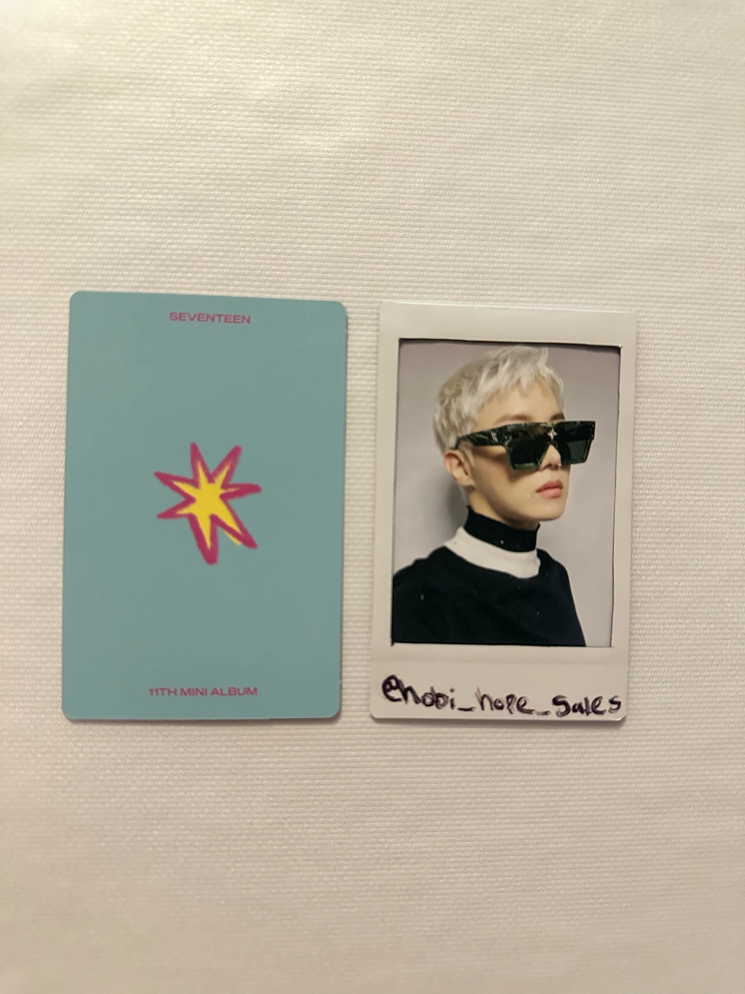 SEVENTEEN Hoshi SEVENTEEN - Hoshi - Seventeenth Heaven Album mini photocard 5:26 am version listing photo 2