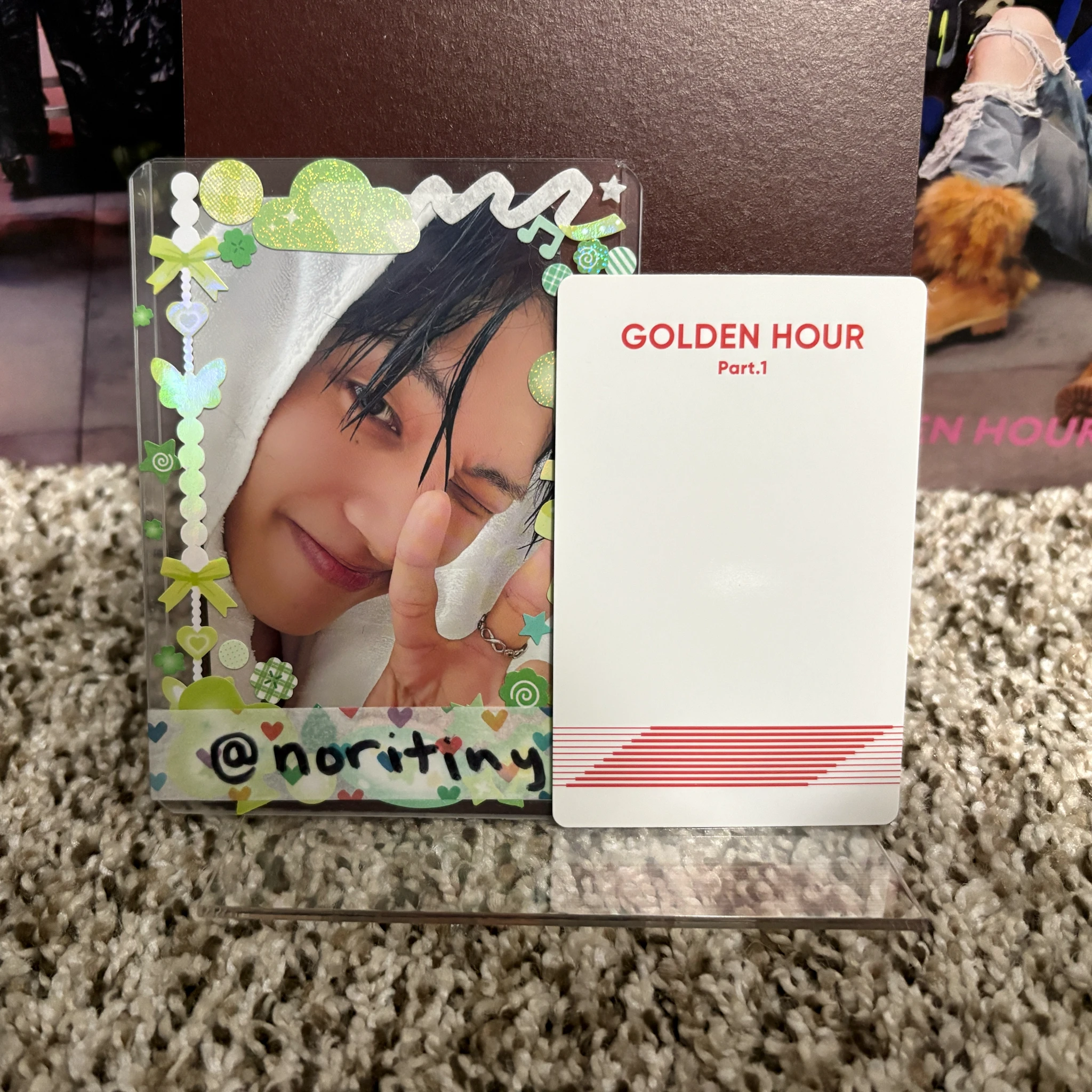 ATEEZ Wooyoung ATEEZ - Wooyoung - Golden Hour : Part.1 Album poca album image card listing photo 2