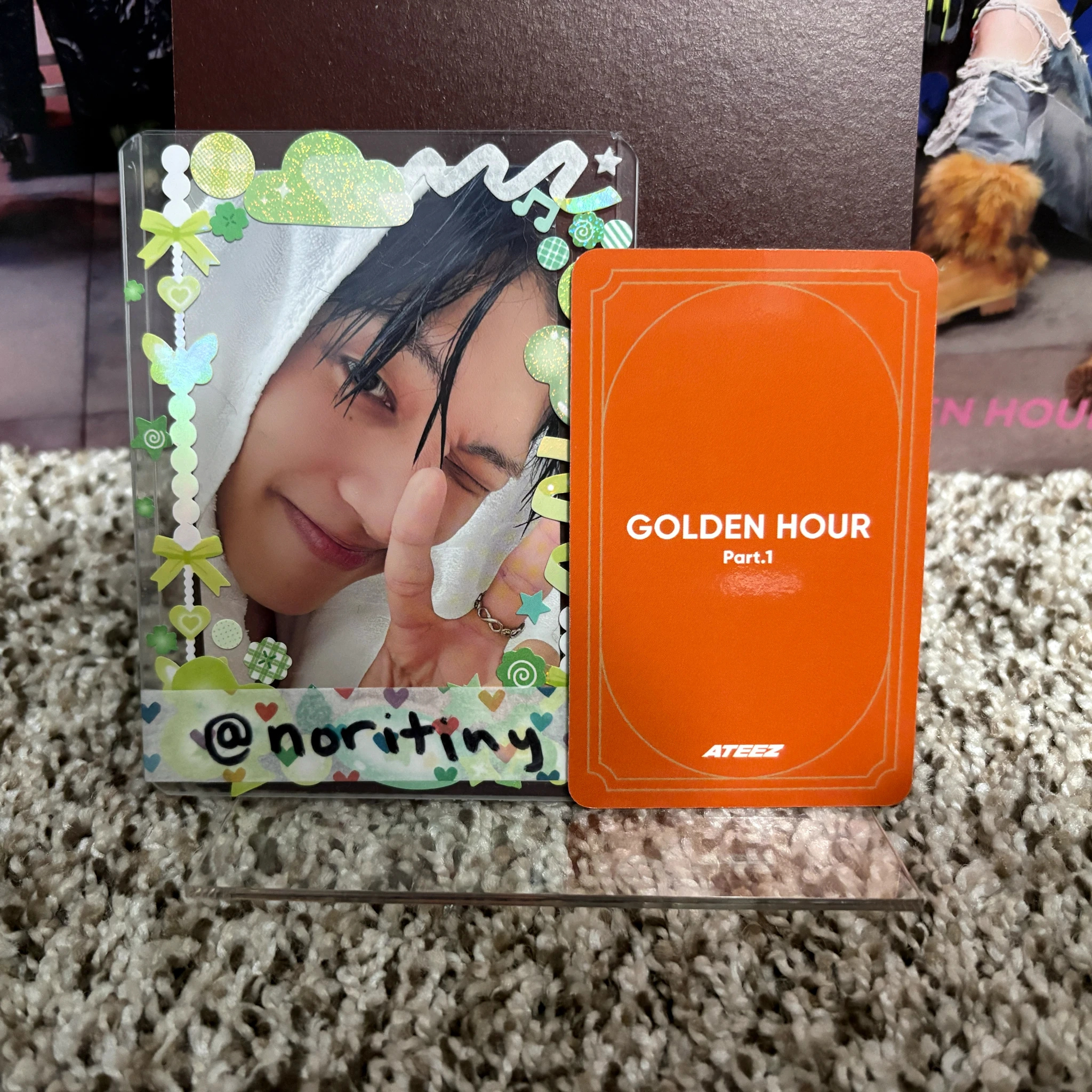 ATEEZ Wooyoung ATEEZ - Wooyoung - Golden Hour : Part.1 Album album photocard image card listing photo 2