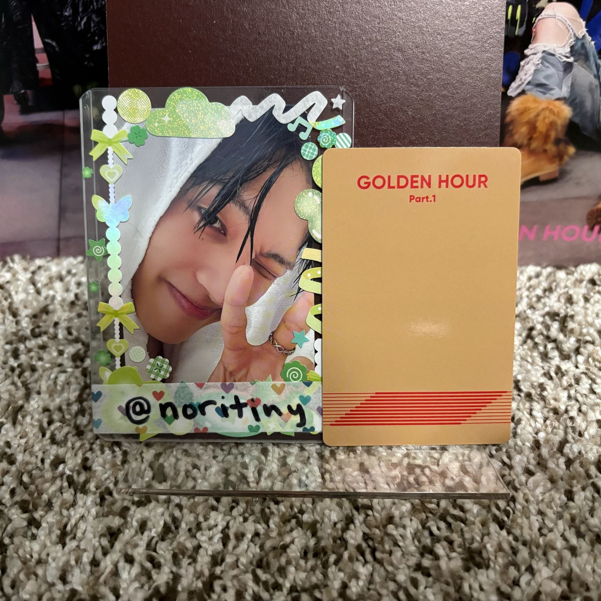 ATEEZ Wooyoung ATEEZ - Wooyoung - Golden Hour : Part.1 Album album photocard poca album listing photo 2