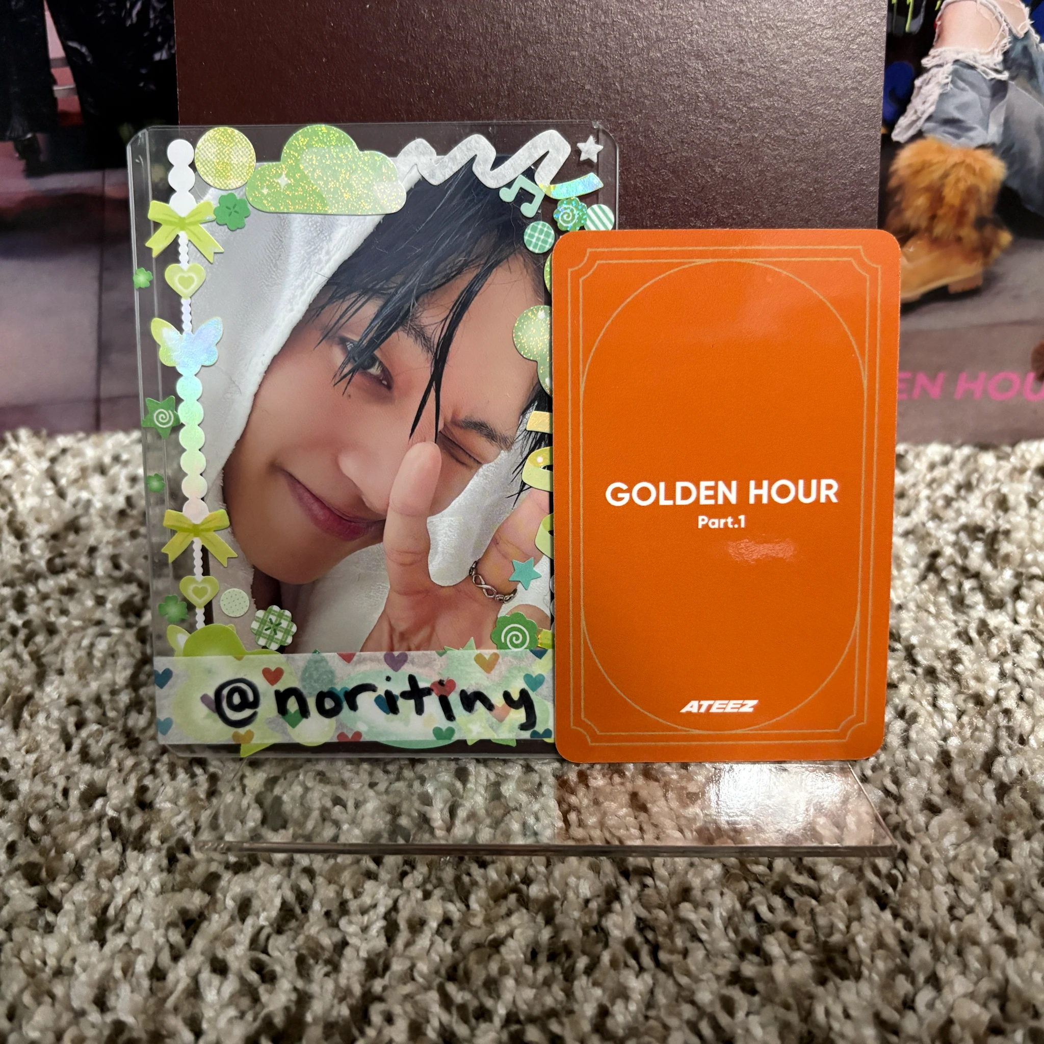 ATEEZ Jongho ATEEZ - Jongho - Golden Hour : Part.1 Album album photocard image card listing photo 2