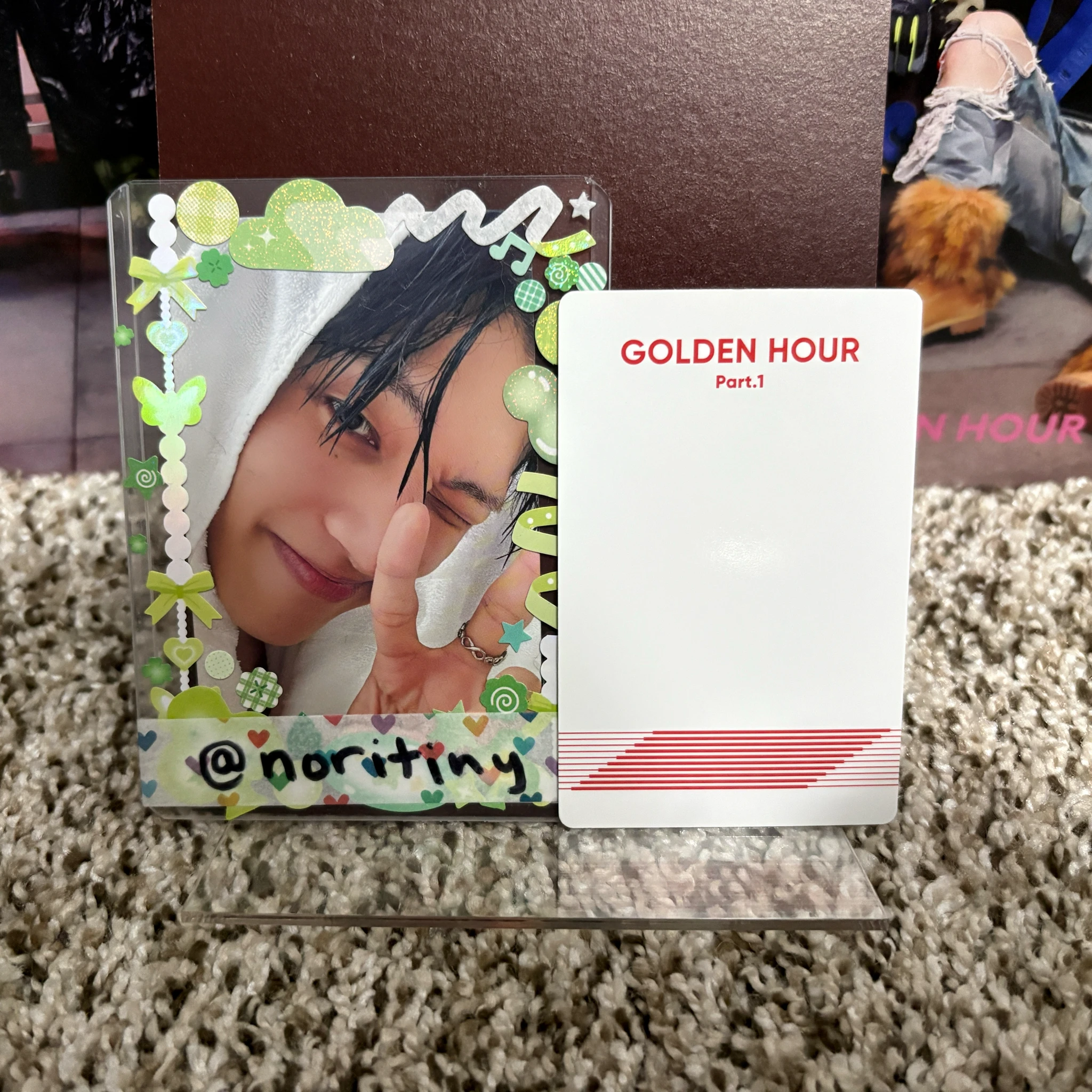 ATEEZ Jongho ATEEZ - Jongho - Golden Hour : Part.1 Album album photocard poca album image card listing photo 2