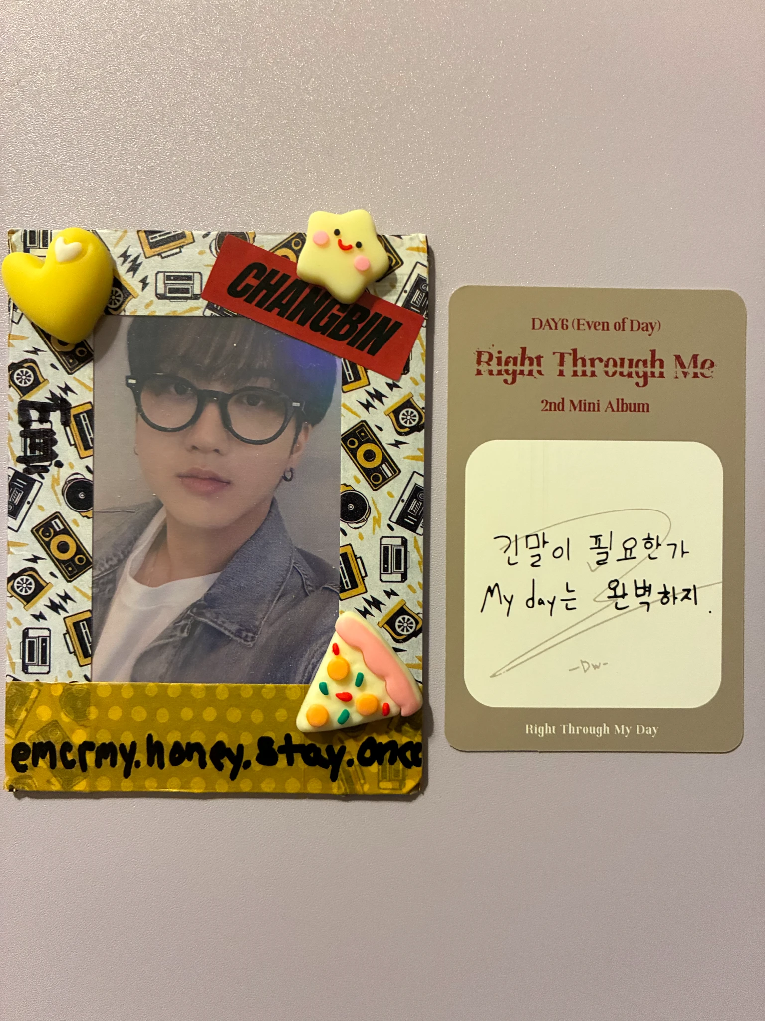 DAY6  Dowoon  DAY6  - Dowoon  - Right Through Me Album album photocard listing photo 2