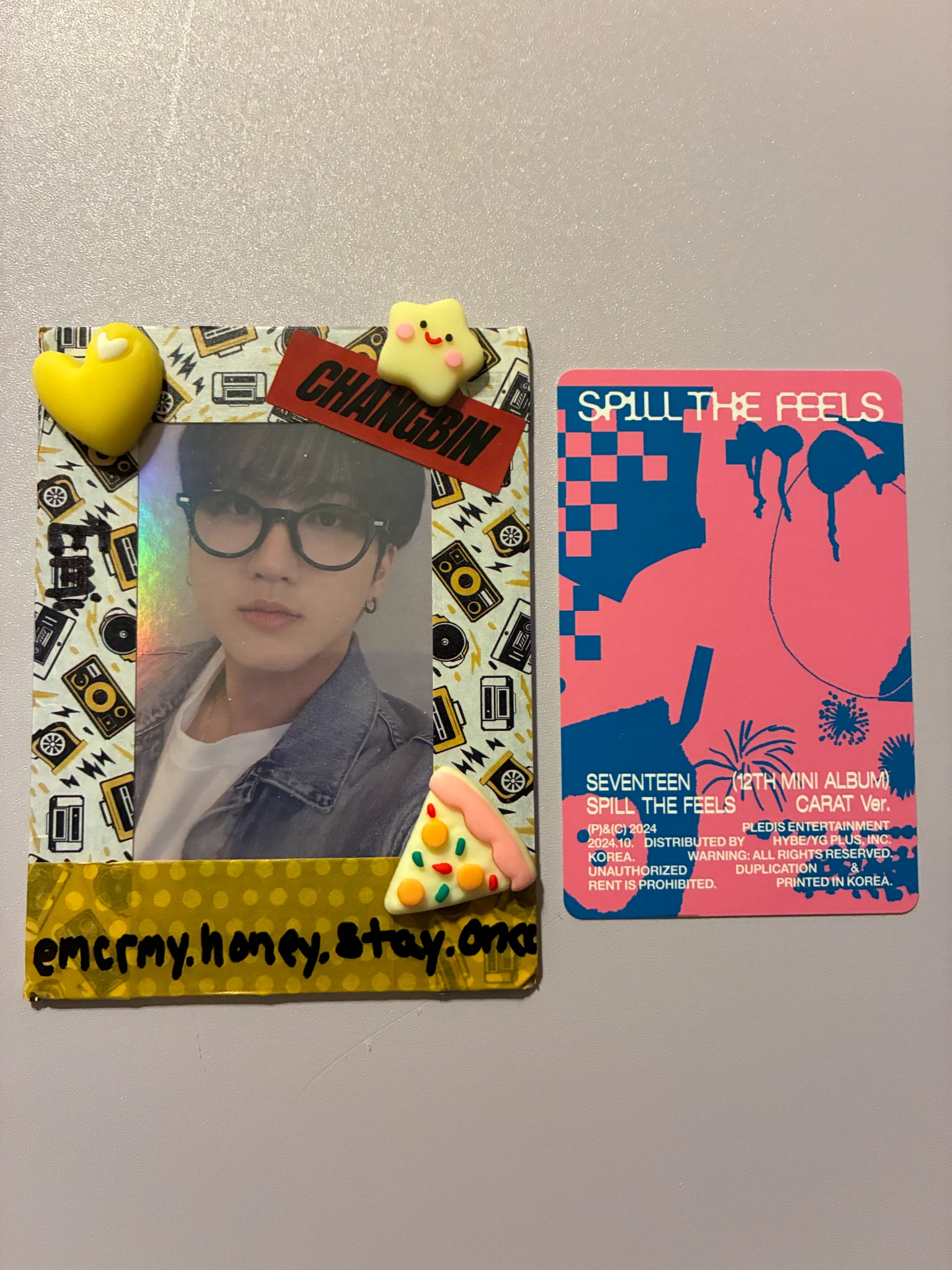 SEVENTEEN Hoshi SEVENTEEN - Hoshi - Spill the Feels Album carat version photocard set listing photo 2