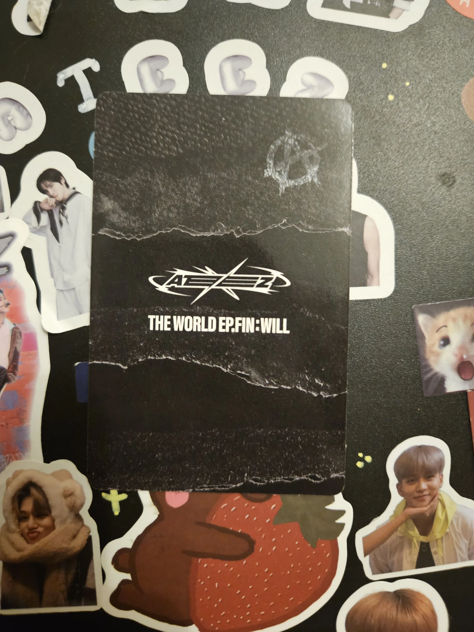 ATEEZ Wooyoung ATEEZ - Wooyoung - THE WORLD EP.FIN: WILL Album hello82 USA exclusive pre-order benefit (pob) listing photo 2