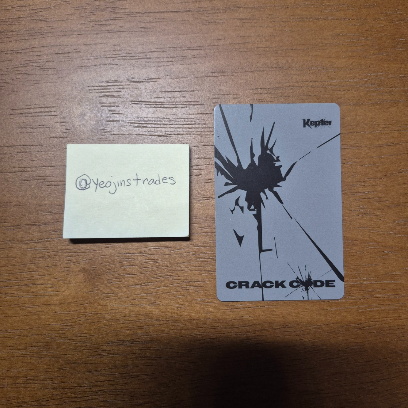 Kep1er Huening Bahiyyih Kep1er - Huening Bahiyyih - Crack Code Album album photocard listing photo 2