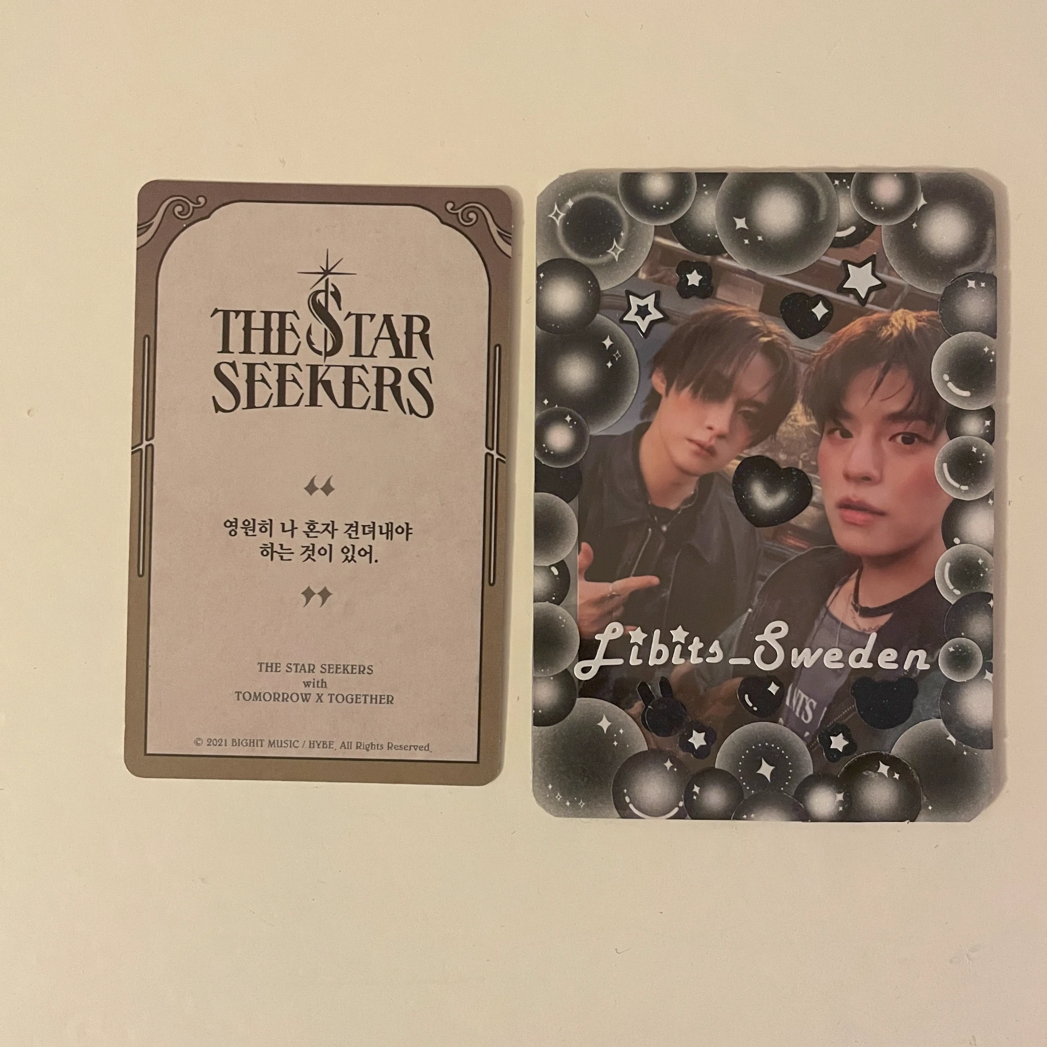 TOMORROW X TOGETHER Soobin TOMORROW X TOGETHER - Soobin - The Chaos Chapter: FREEZE Album album photocard os card listing photo 2