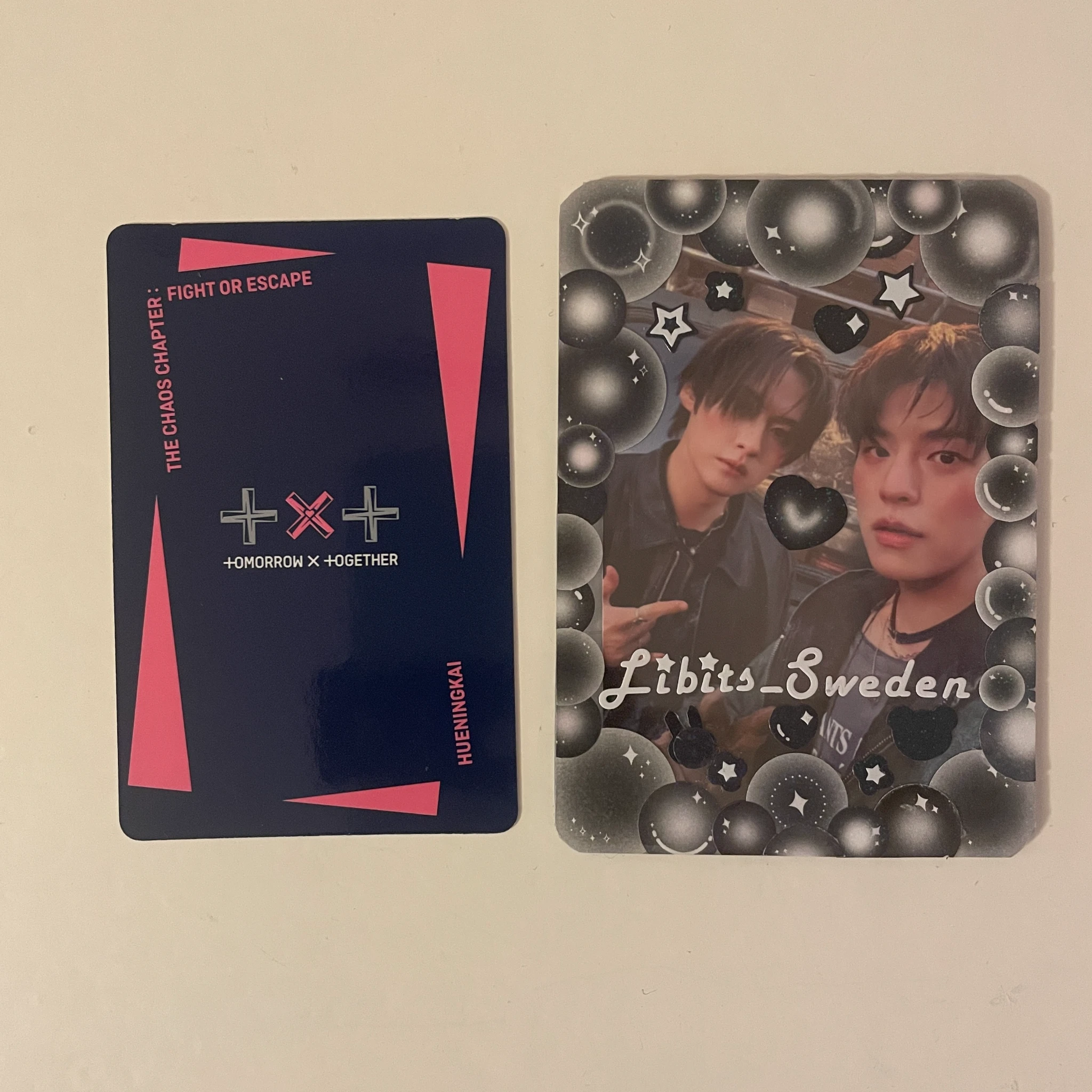 TOMORROW X TOGETHER Huening Kai TOMORROW X TOGETHER - Huening Kai - The Chaos Chapter: Fight or Escape Album album photocard escape together version listing photo 2