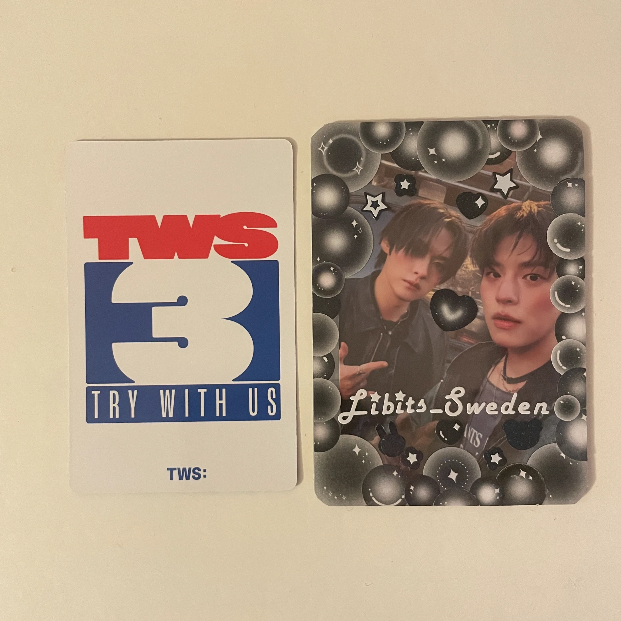 TWS Hanjin TWS - Hanjin - TRY WITH US Album try version B version album photocard listing photo 2