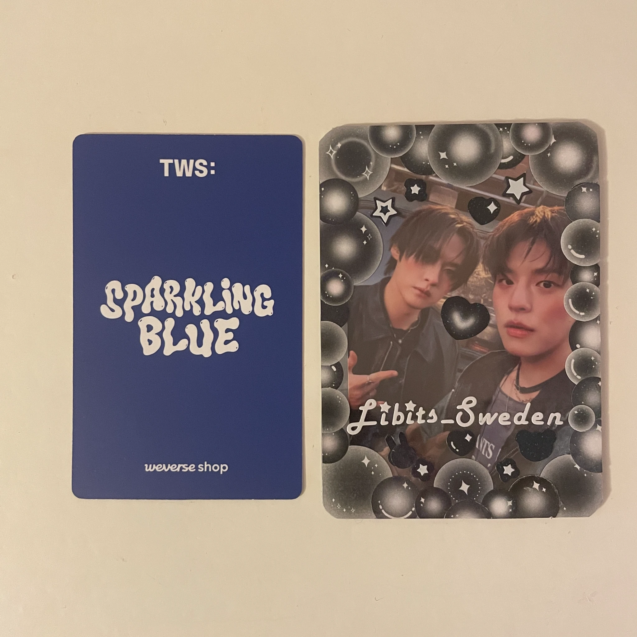 TWS Kyungmin TWS - Kyungmin - Sparkling Blue Album pob (pre-order benefit) weverse global shop (wvg) listing photo 2