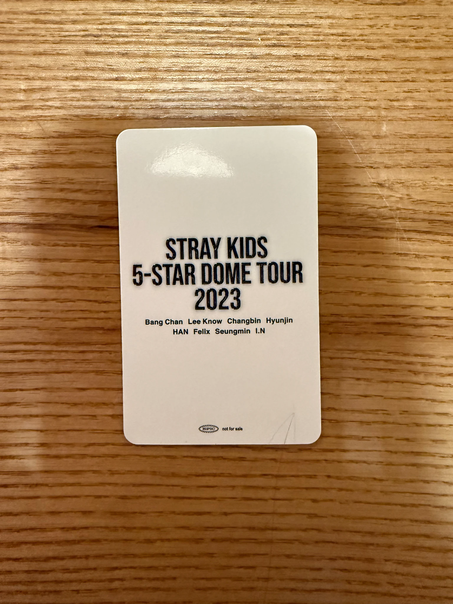 Stray Kids I.N Stray Kids - I.N - 5-Star Dome Tour 2023 Event osaka day 1 purchase benefit venue-limited social path listing photo 2