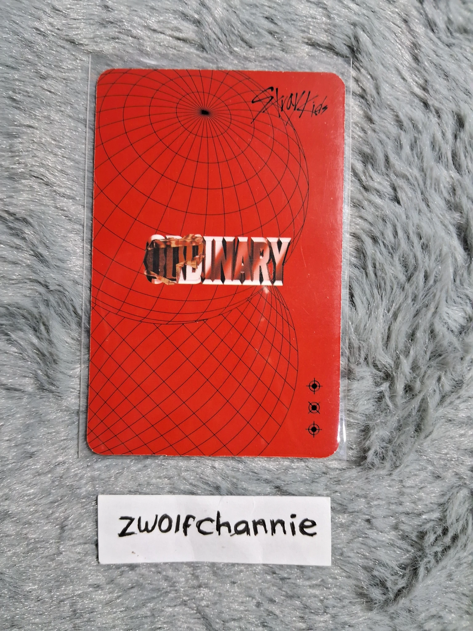 Stray Kids Bang Chan Stray Kids - Bang Chan - Oddinary Album album photocard Bang Chan listing photo 2