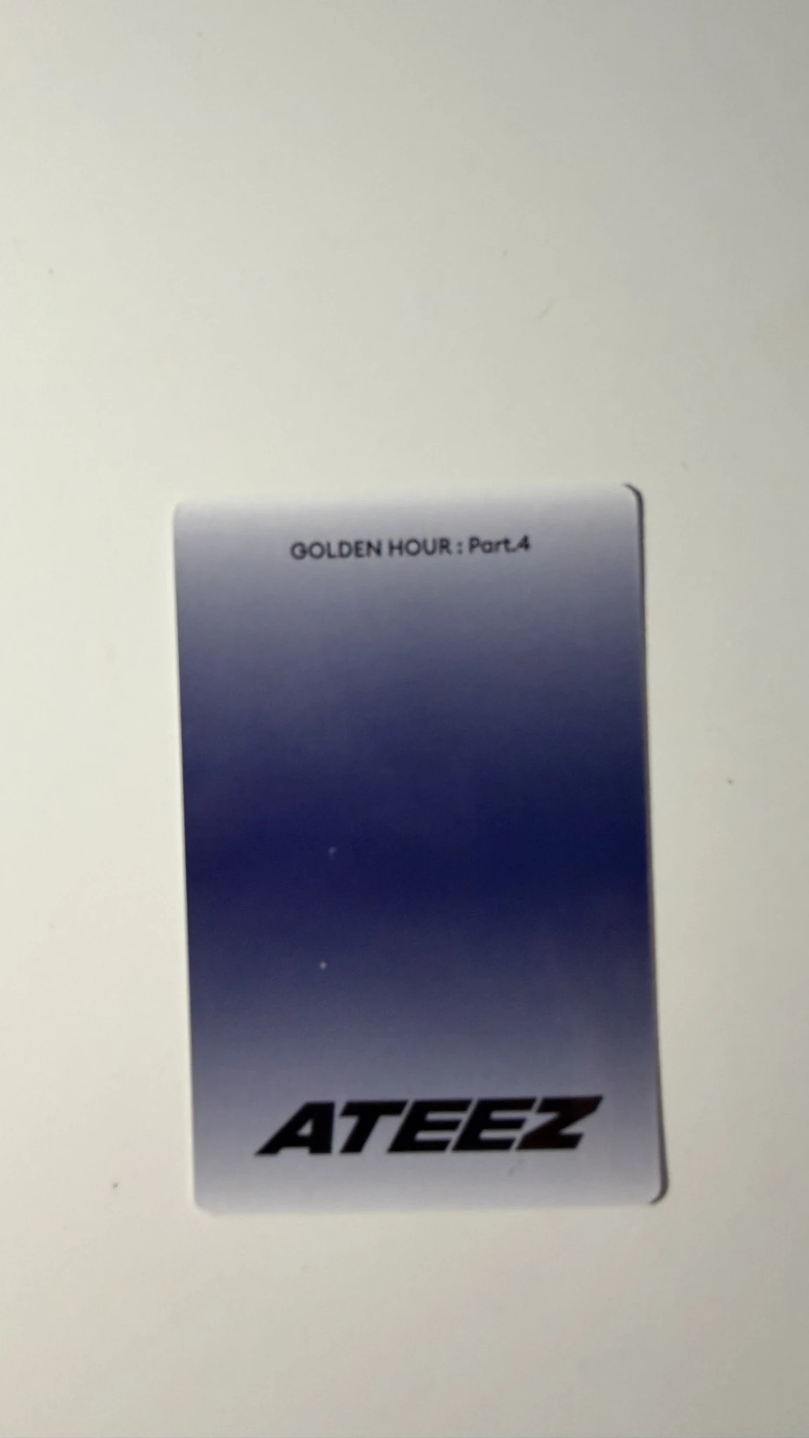 ATEEZ Mingi ATEEZ - Mingi - Golden Hour : Part.4 Album poca album A version listing photo 2
