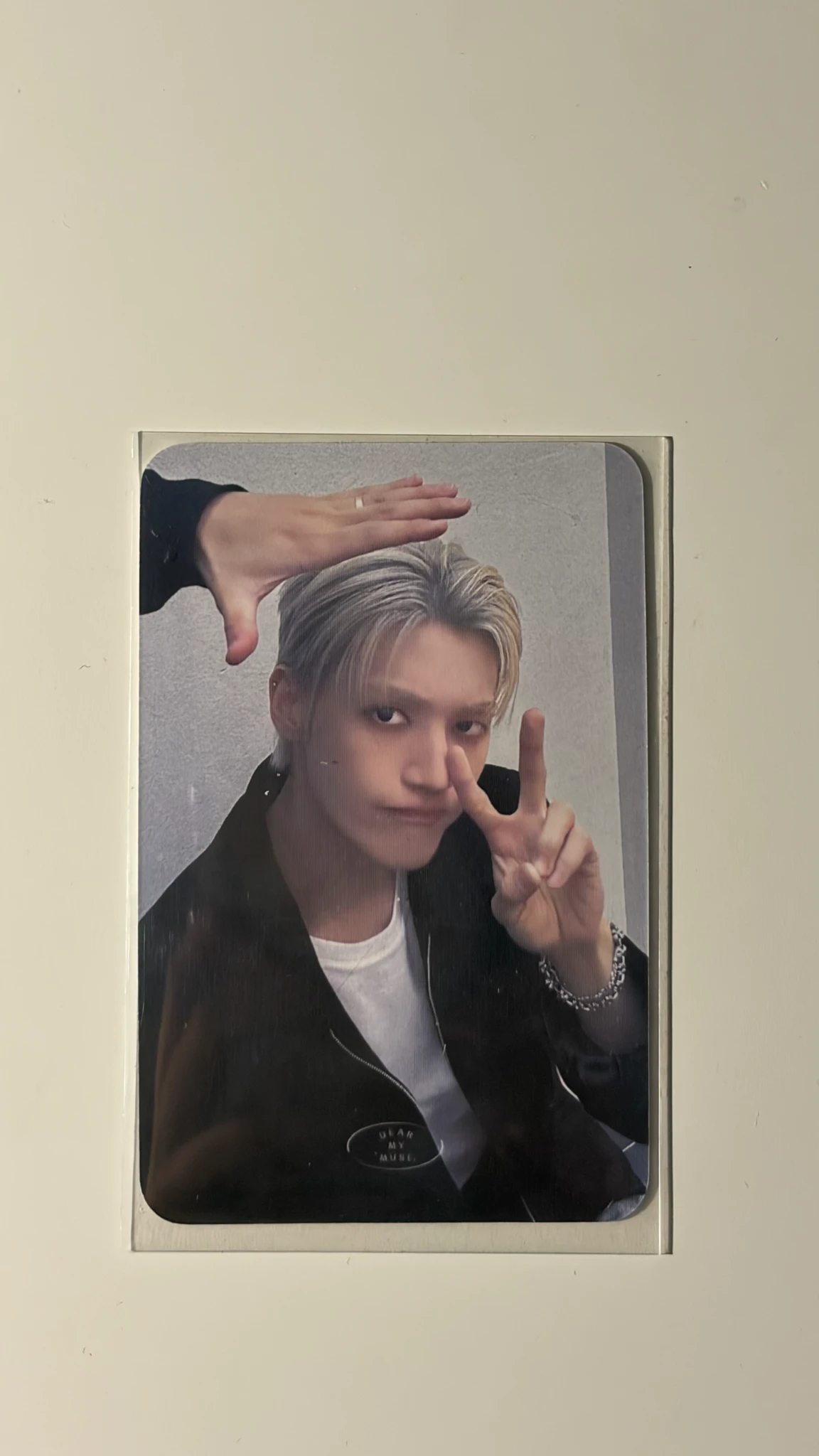 ATEEZ Wooyoung ATEEZ - Wooyoung - Golden Hour : Part.3 Album double-sided dear my muse (dmm) pre-order benefit (pob) listing photo 2