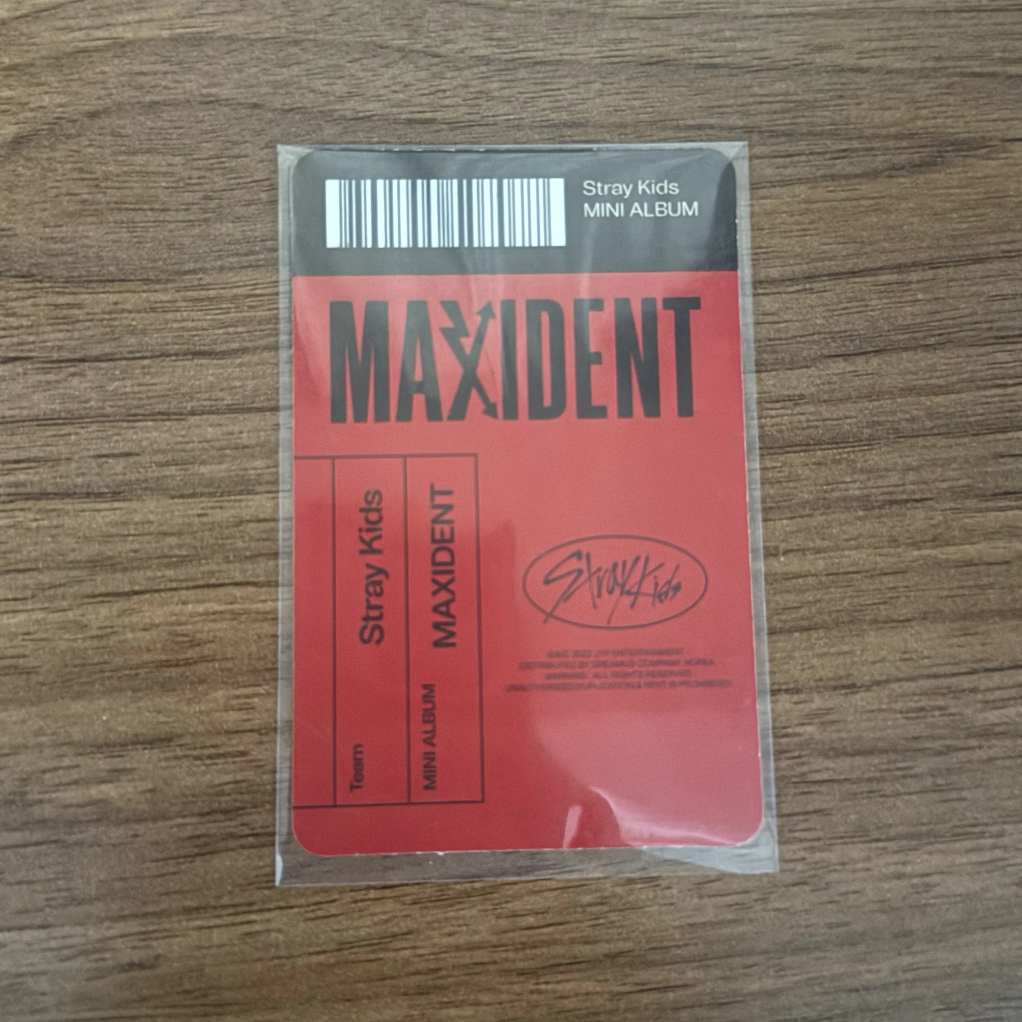 Stray Kids Lee Know Stray Kids - Lee Know - Maxident Album album photocard pre-order benefit paper case version listing photo 2