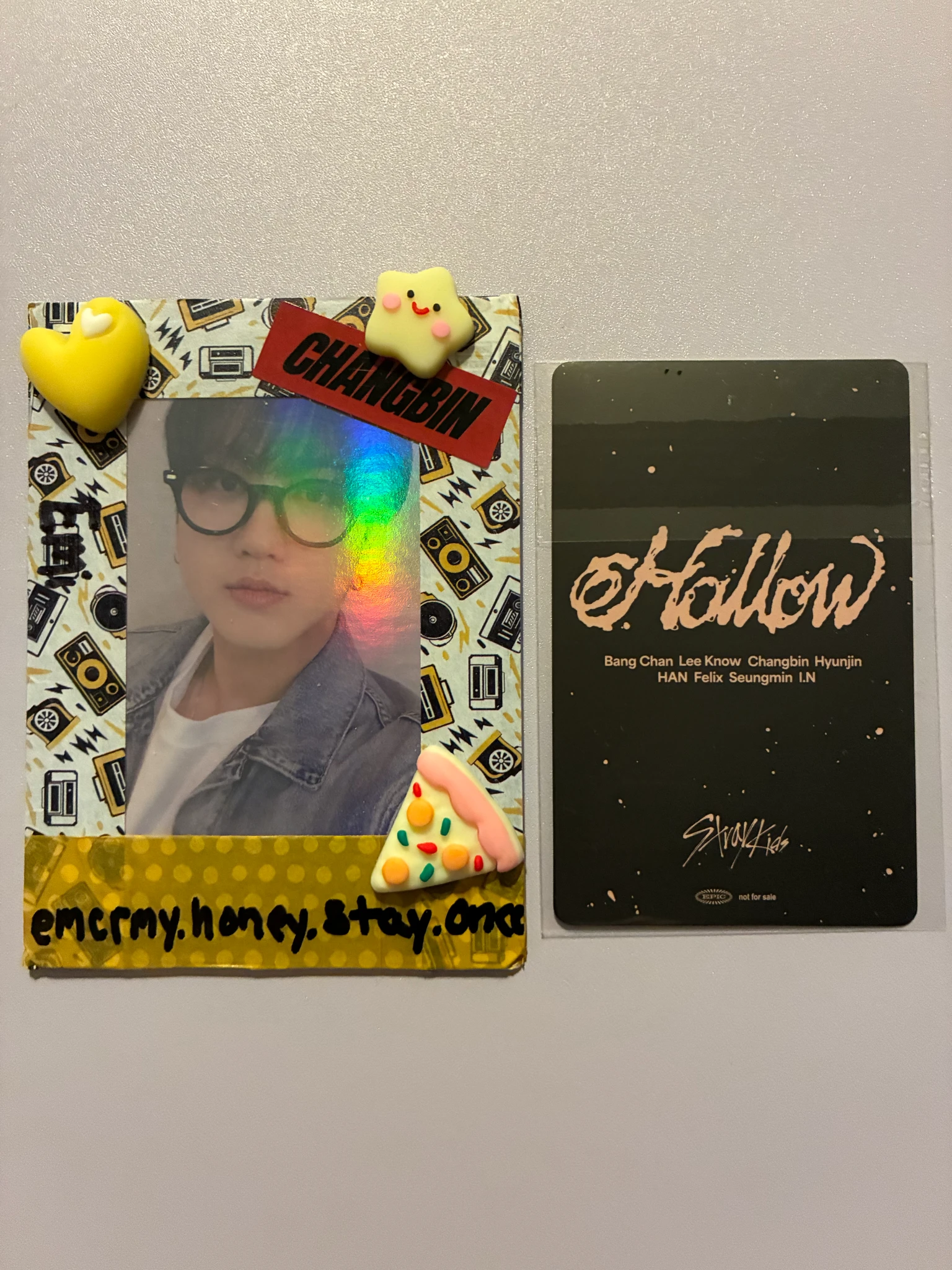 Stray Kids Stray Kids - Changbin & Seungmin - Hollow Album album photocard jpfc (japan fanclub) unit listing photo 2