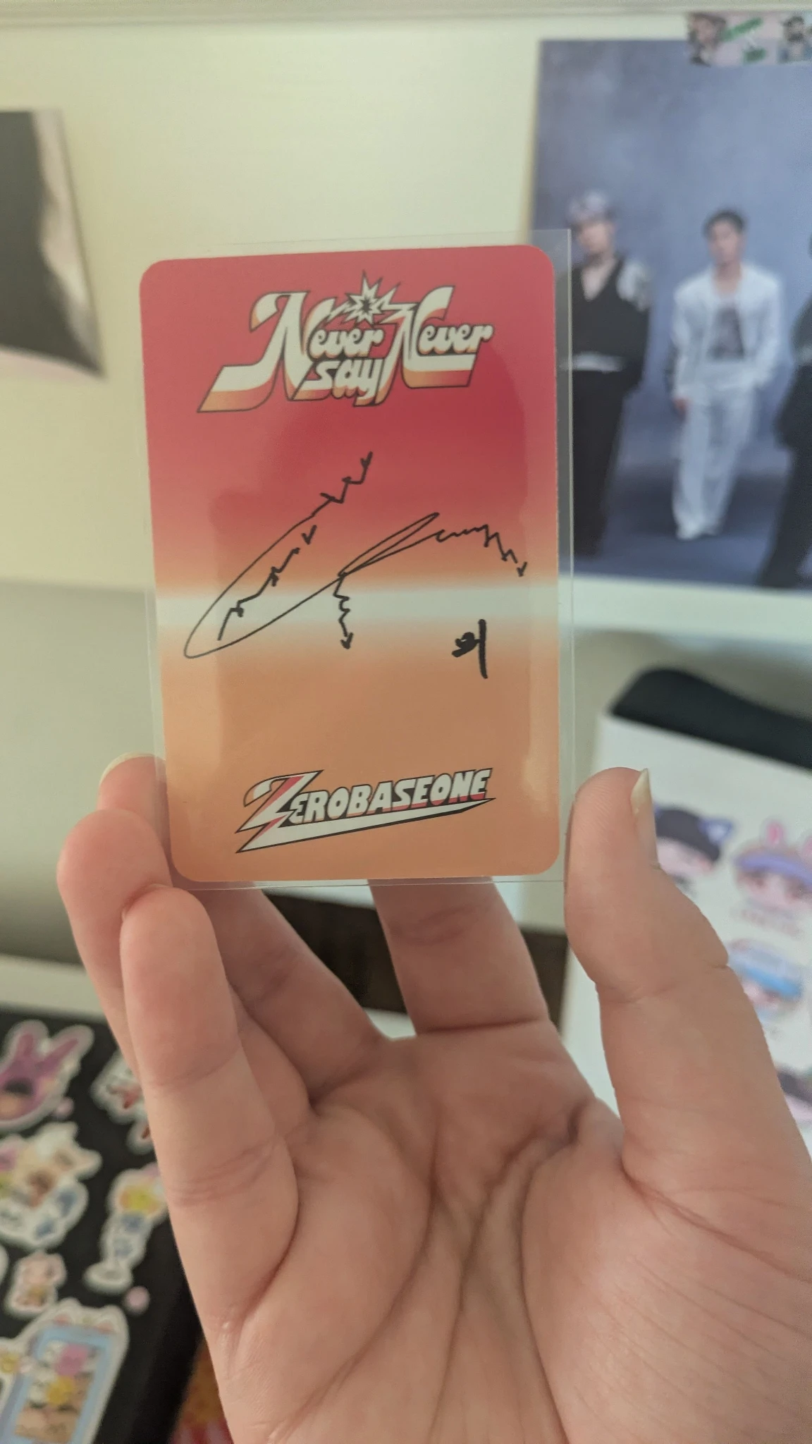ZEROBASEONE Jiwoong ZEROBASEONE - Jiwoong - NEVER SAY NEVER Album album photocard icon version B version listing photo 2