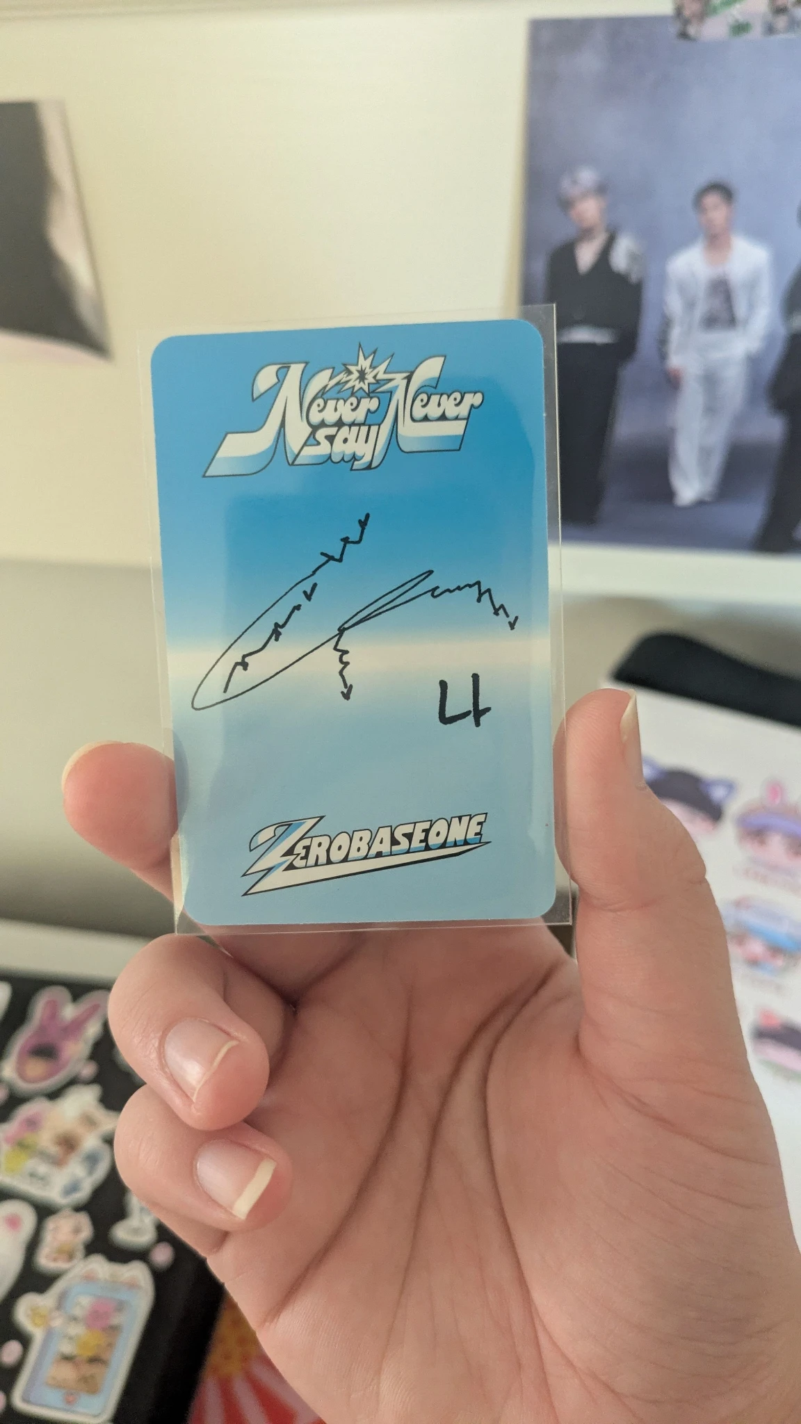 ZEROBASEONE Jiwoong ZEROBASEONE - Jiwoong - NEVER SAY NEVER Album album photocard icon version A version listing photo 2