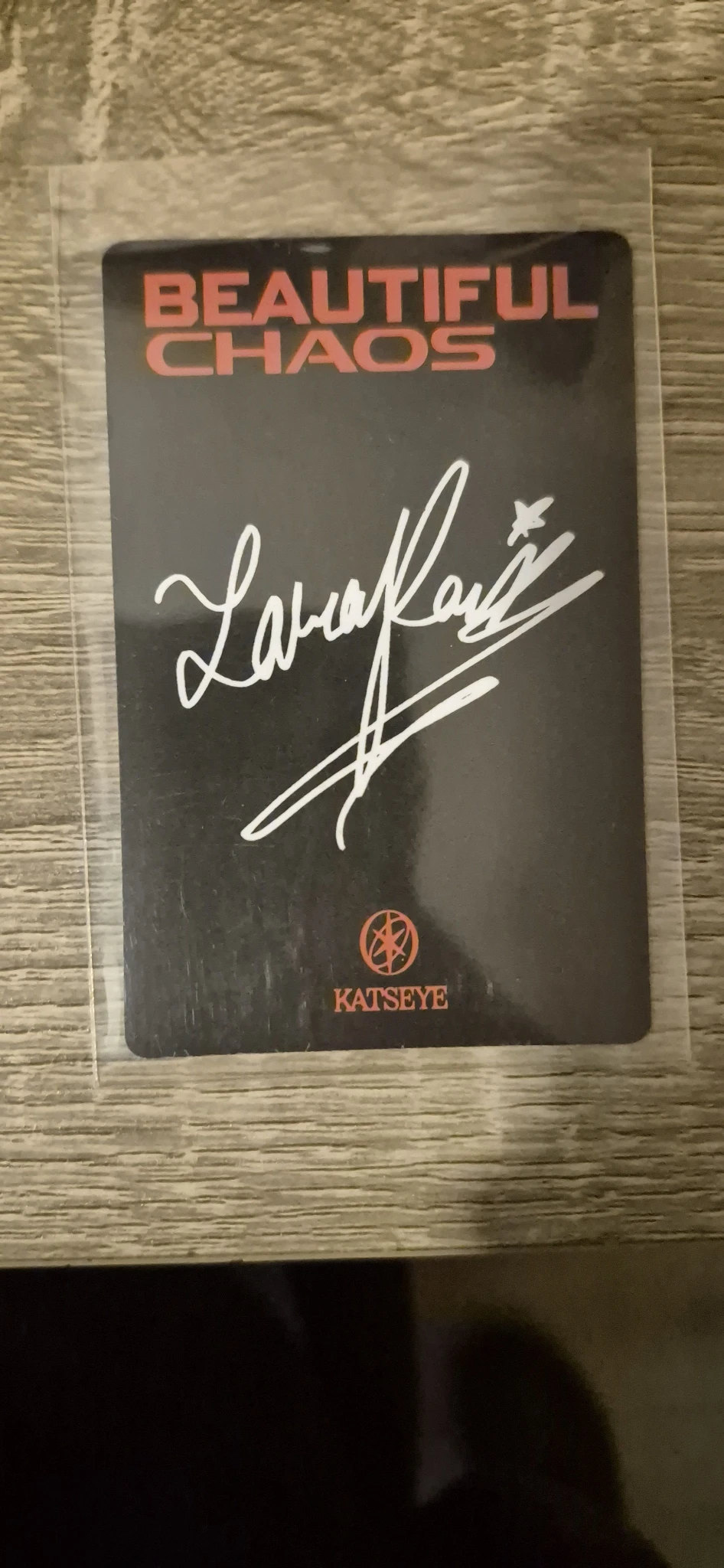 KATSEYE Lara KATSEYE - Lara - BEAUTIFUL CHAOS Album beautiful version album photocard listing photo 2