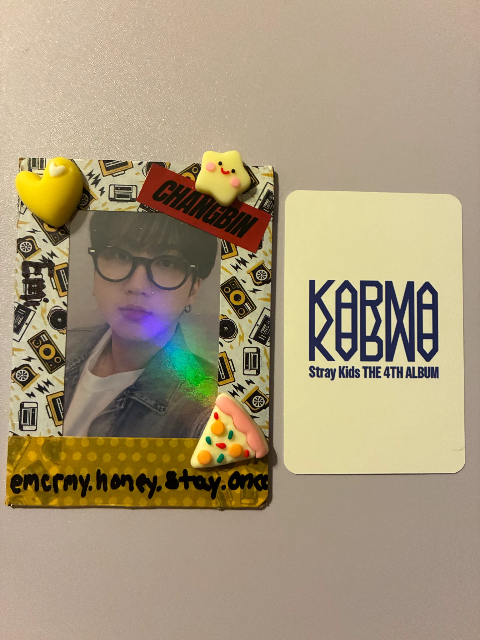 Stray Kids Changbin Stray Kids - Changbin - KARMA Album pre-order benefit (pob) blue dream media listing photo 2