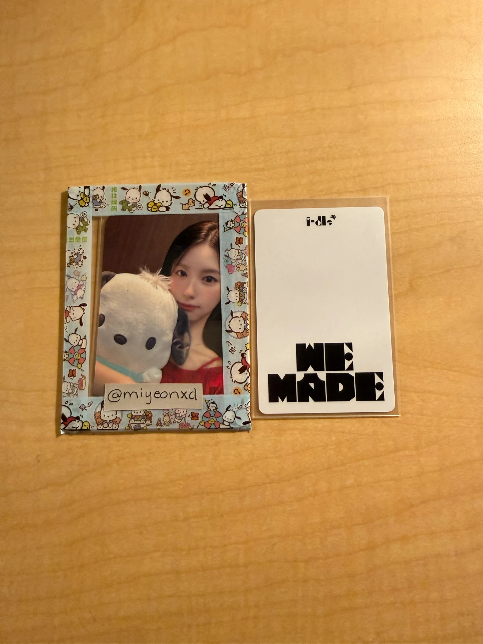 i-dle Shuhua i-dle - Shuhua - We made Album album photocard A version listing photo 2
