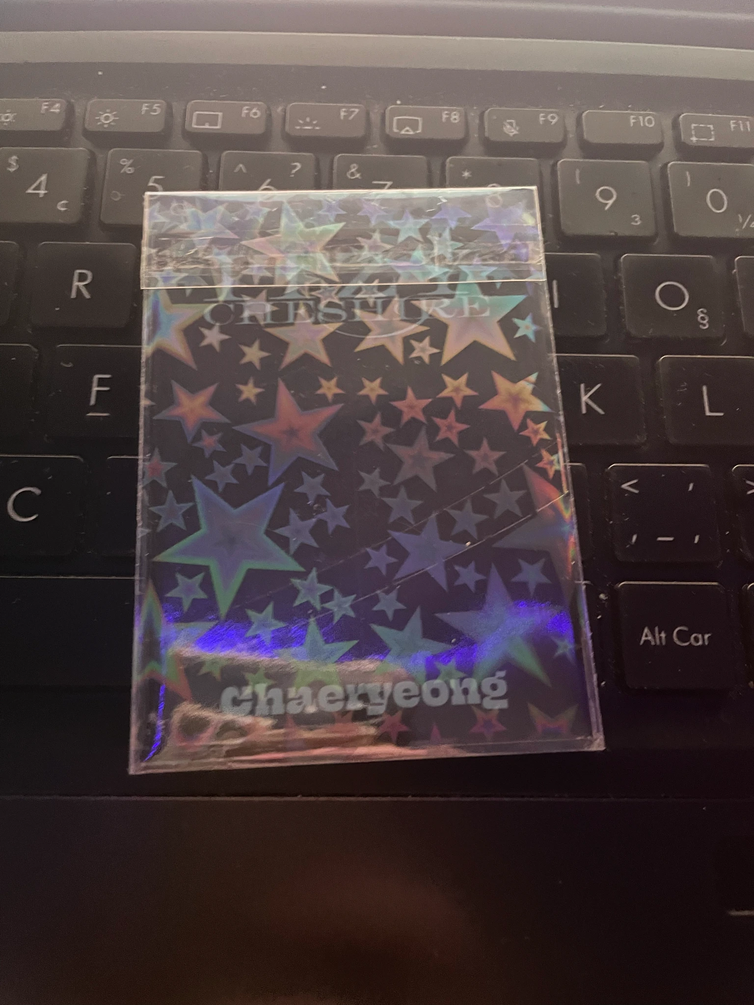 ITZY Chaeryeong ITZY - Chaeryeong - Cheshire Album album photocard non-selfie non-standard size message card special version B version listing photo 2