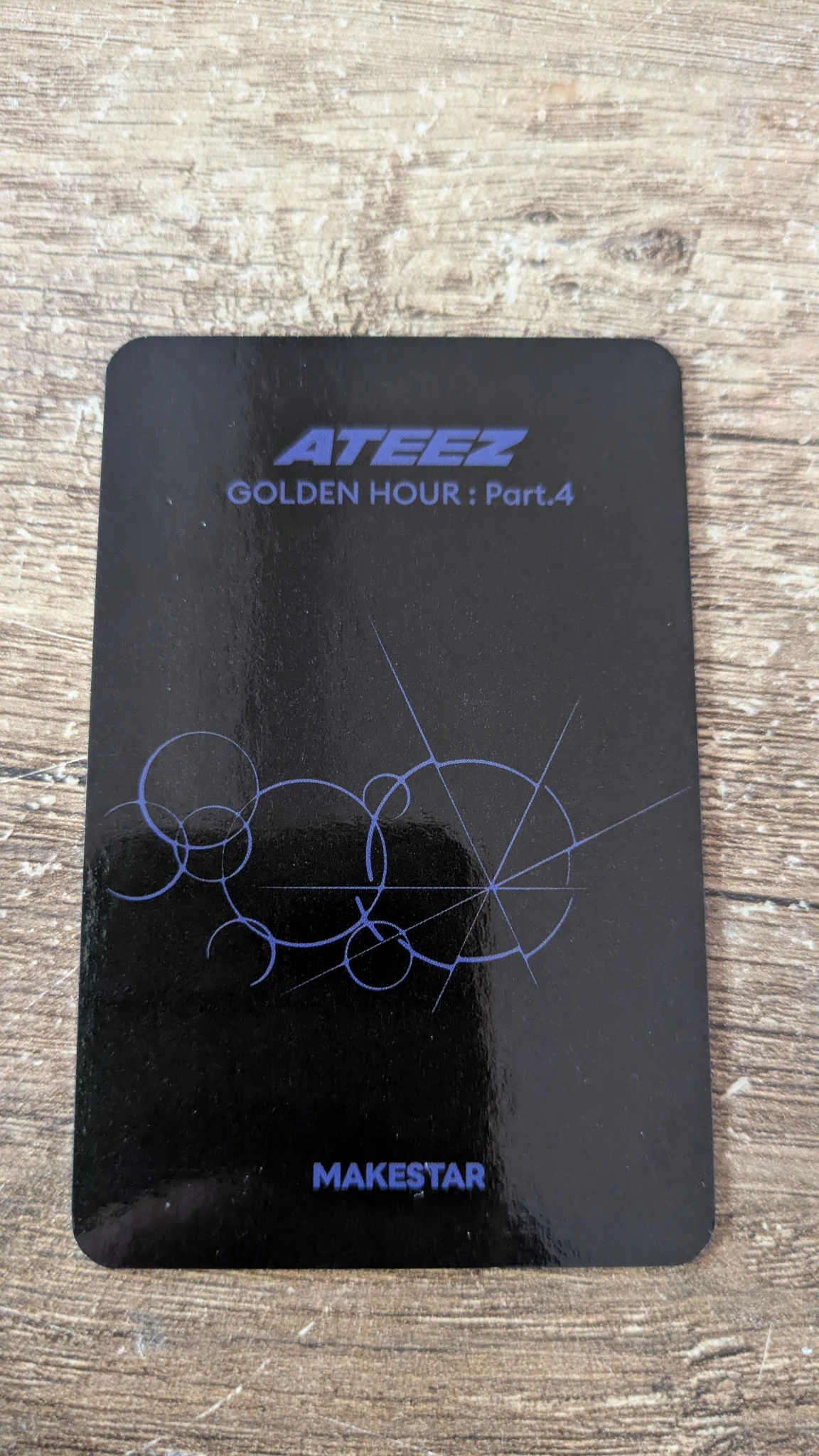 ATEEZ Mingi ATEEZ - Mingi - Golden Hour : Part.4 Album makestar fansign round 4 listing photo 2