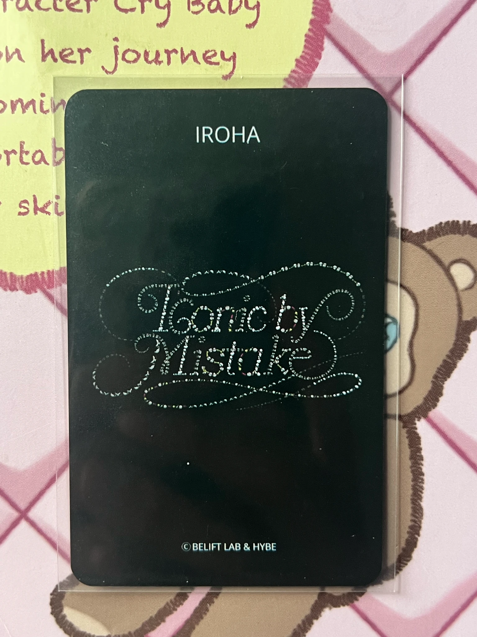 ILLIT Iroha ILLIT - Iroha - ICONIC BY MISTAKE Album merch photocard photocard set listing photo 2
