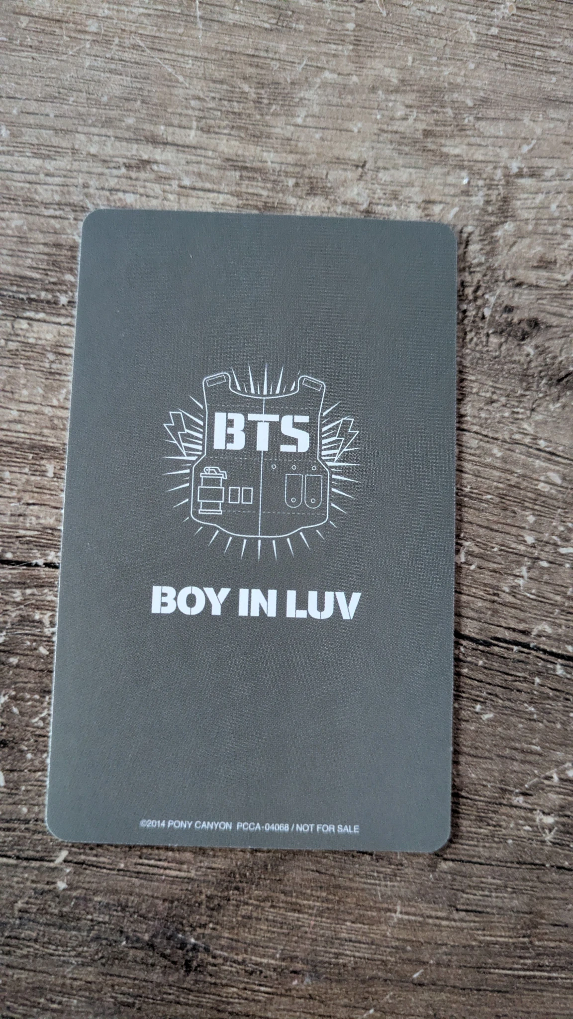 BTS Jimin BTS - Jimin - Boy in Luv (Japanese Ver.) Album album photocard listing photo 2