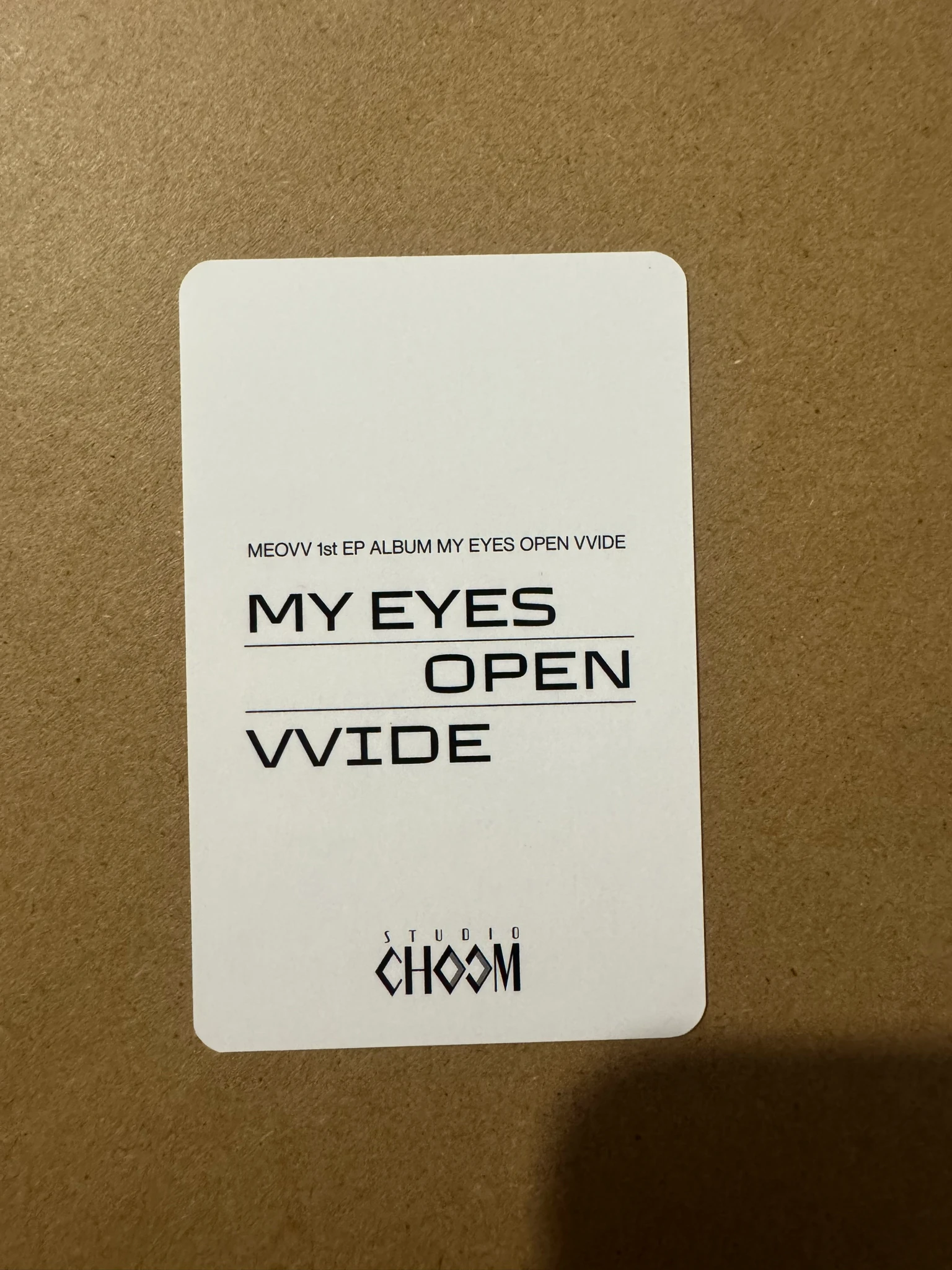 MEOVV Gawon MEOVV - Gawon - MY EYES OPEN VVIDE Album ktown4u studio choom pre-order benefit (pob) meovv version listing photo 2