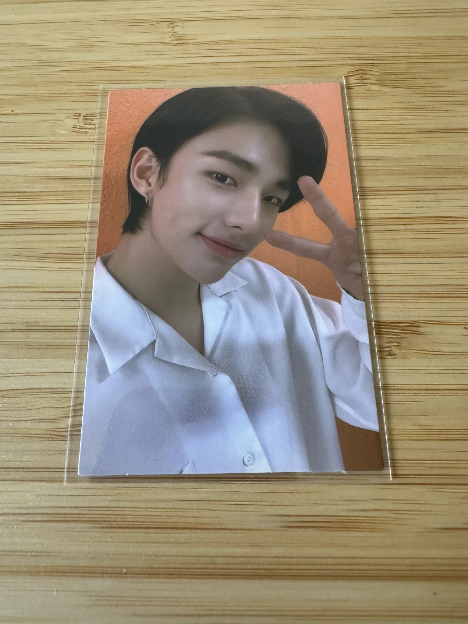Stray Kids Hyunjin Stray Kids - Hyunjin - GO LIVE Album album photocard A version double-sided back side listing photo 2