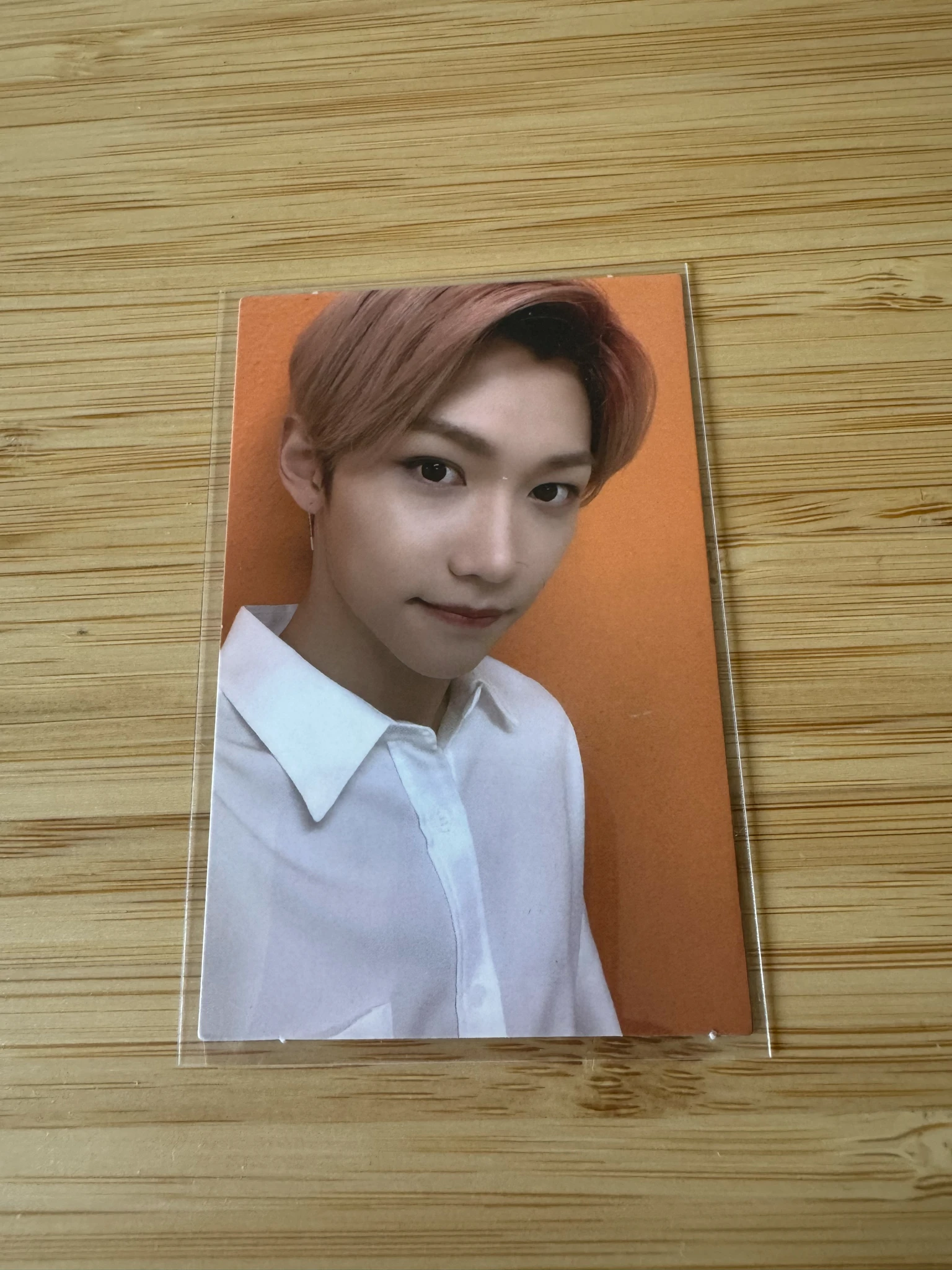Stray Kids Felix Stray Kids - Felix - GO LIVE Album album photocard A version double-sided back side listing photo 2