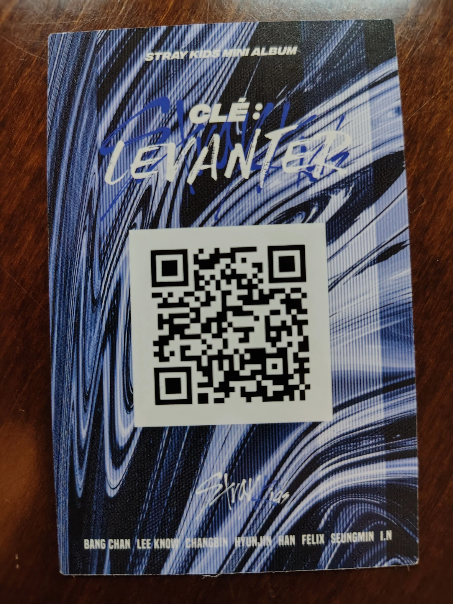 Stray Kids Changbin Stray Kids - Changbin - Clé: Levanter Album album photocard behind ver. listing photo 2