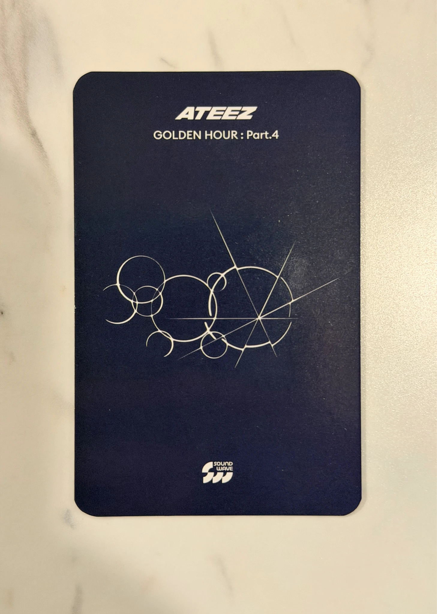 ATEEZ Yeosang ATEEZ - Yeosang - Golden Hour : Part.4 Album soundwave pob (pre-order benefit) listing photo 2