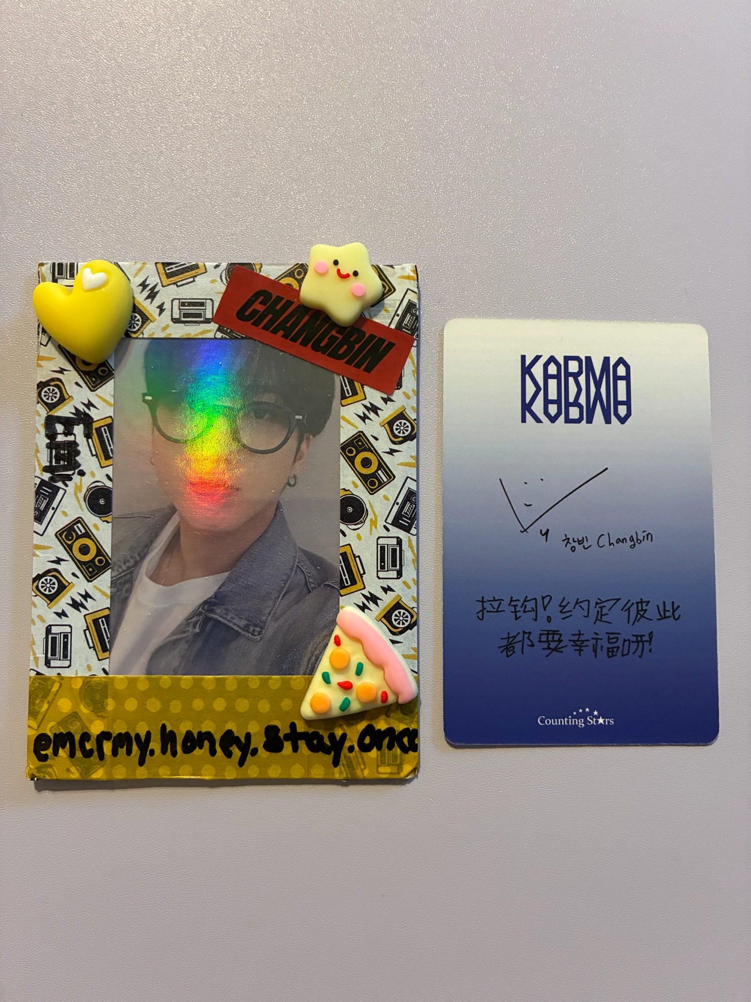 Stray Kids Changbin Stray Kids - Changbin - KARMA Album counting stars pre-order benefit (pob) listing photo 2