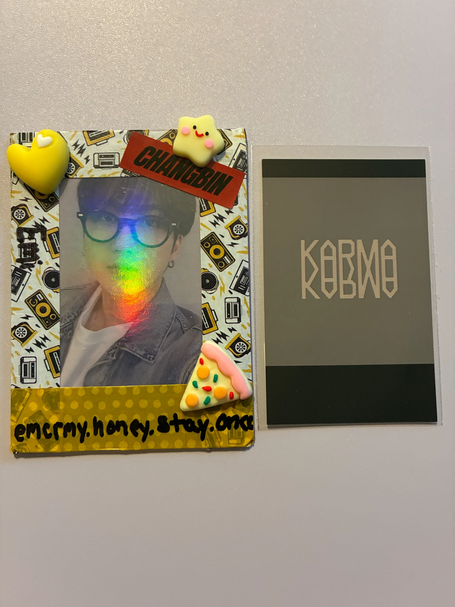 Stray Kids Changbin Stray Kids - Changbin - KARMA Album offline KMStation fansign polaroid shanghai round 3 listing photo 2