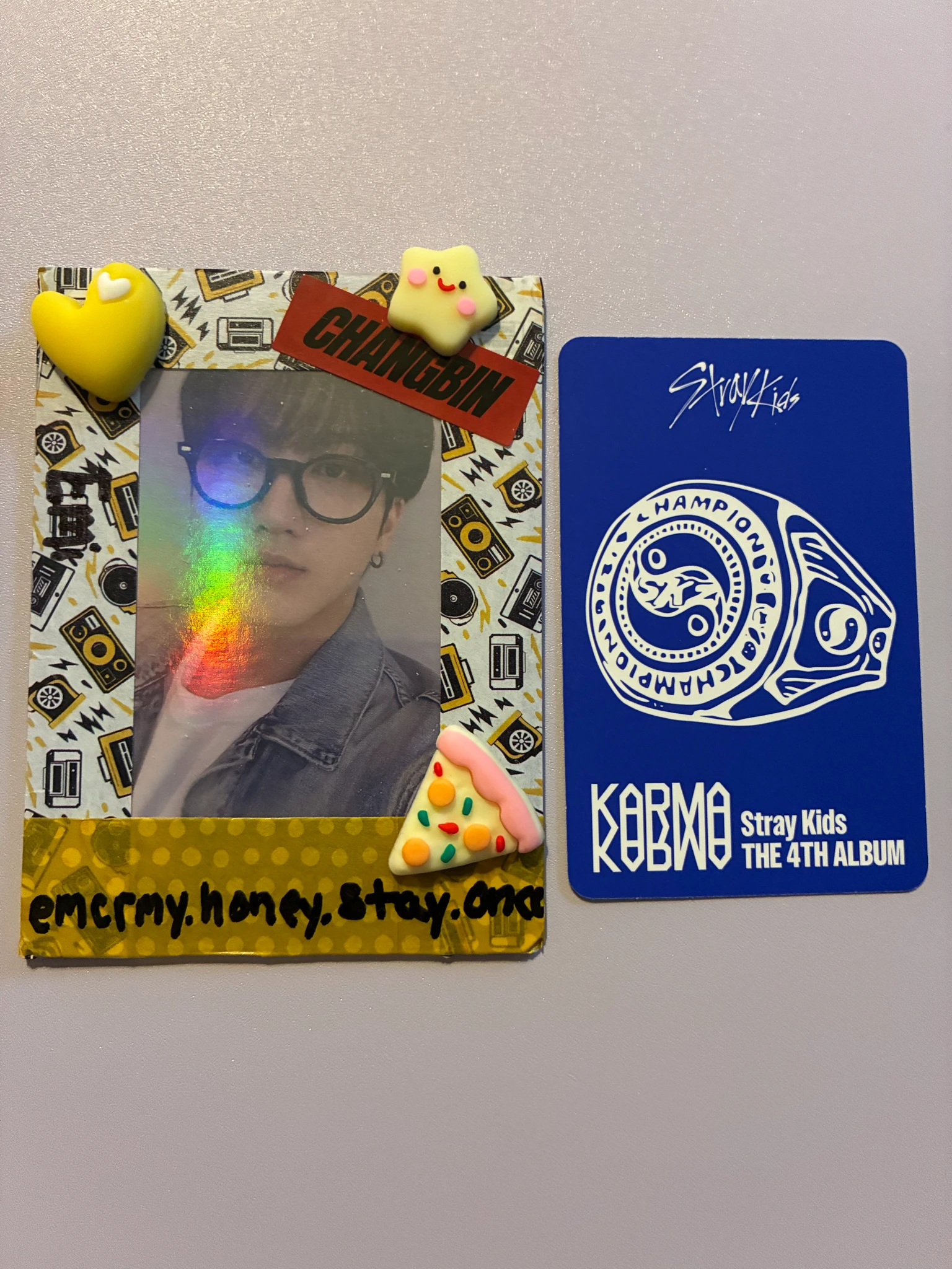 Stray Kids Changbin Stray Kids - Changbin - KARMA Album album photocard accordion version first press only listing photo 2