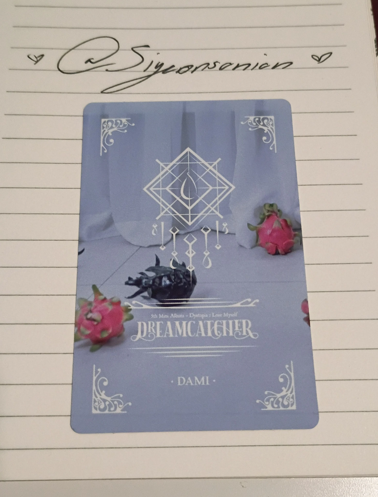 Dreamcatcher Dami Dreamcatcher - Dami - Dystopia : Lose Myself Album album photocard korean album S version H version E version listing photo 2